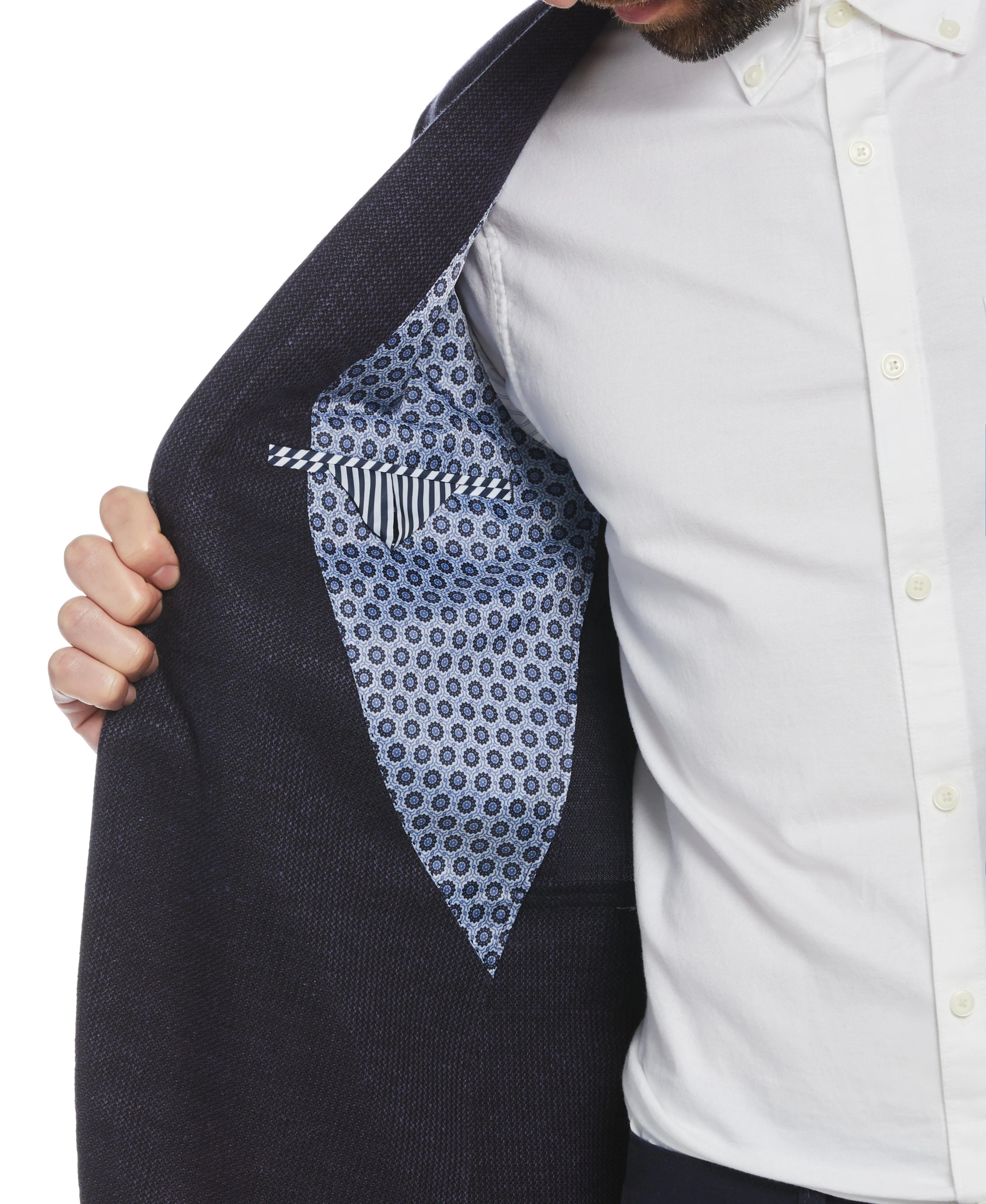 Navy Knit Blazer sold by Original Penguin