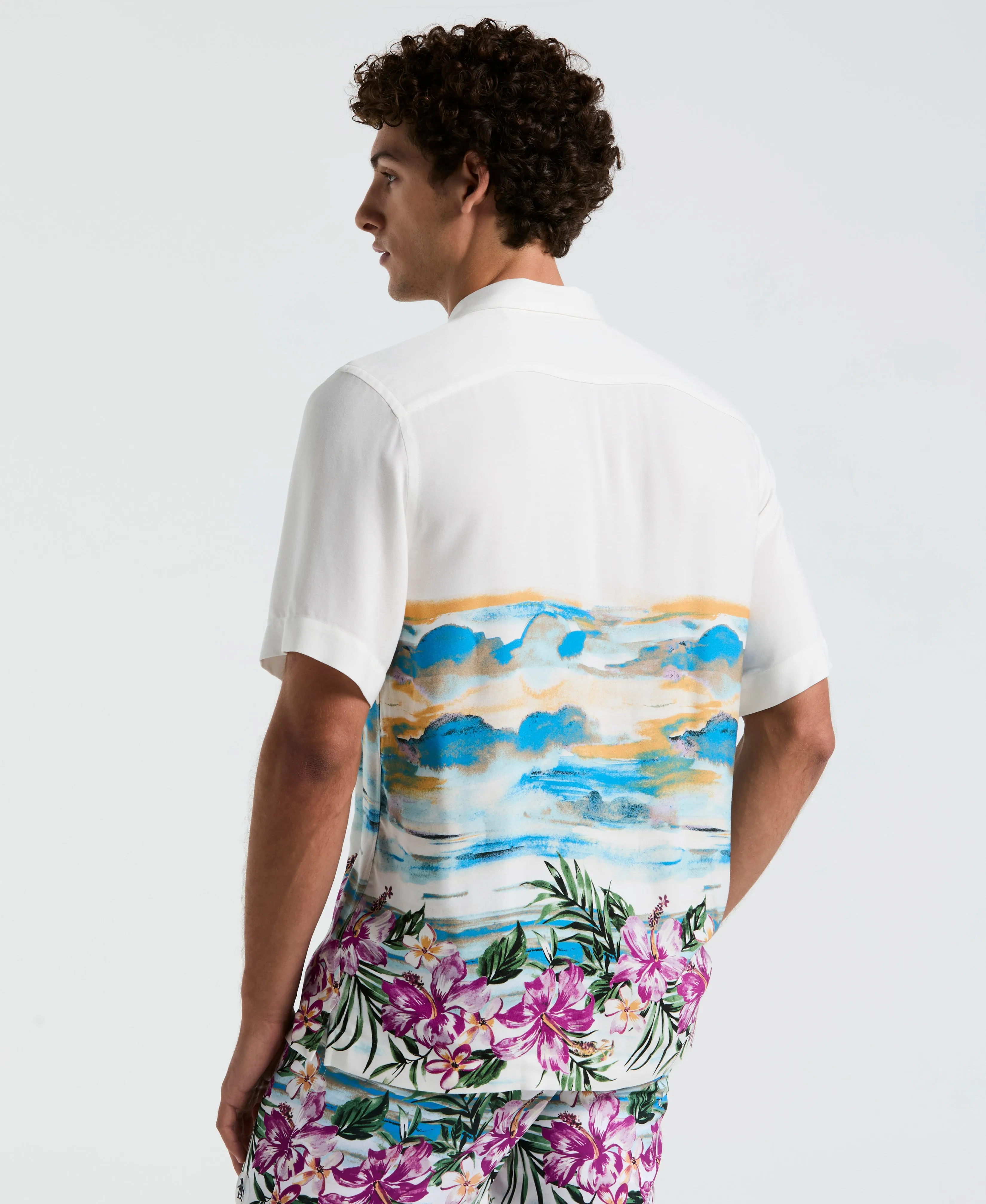 Hibiscus Scene Print Shirt sold by Original Penguin product image thumbnail 3