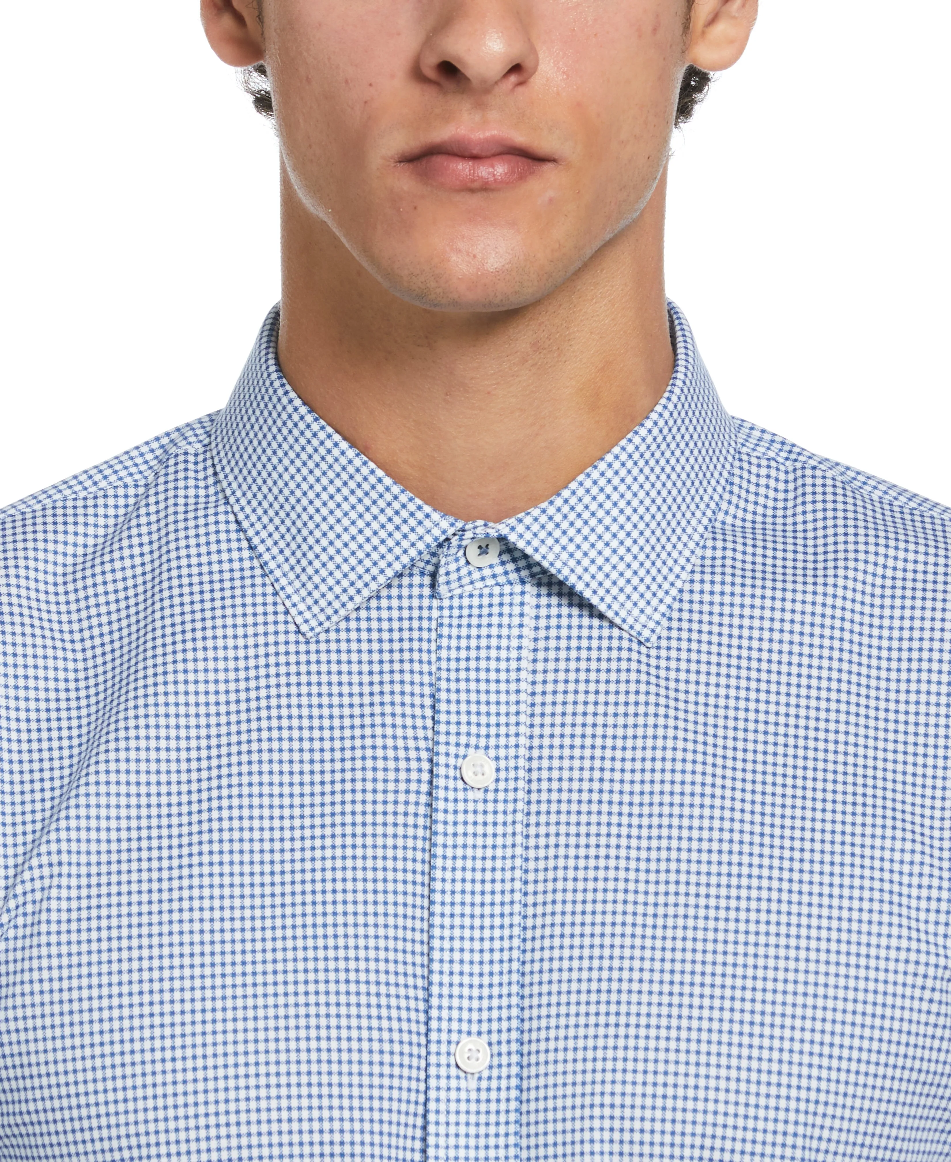 Micro Check Print Dress Shirt sold by Original Penguin