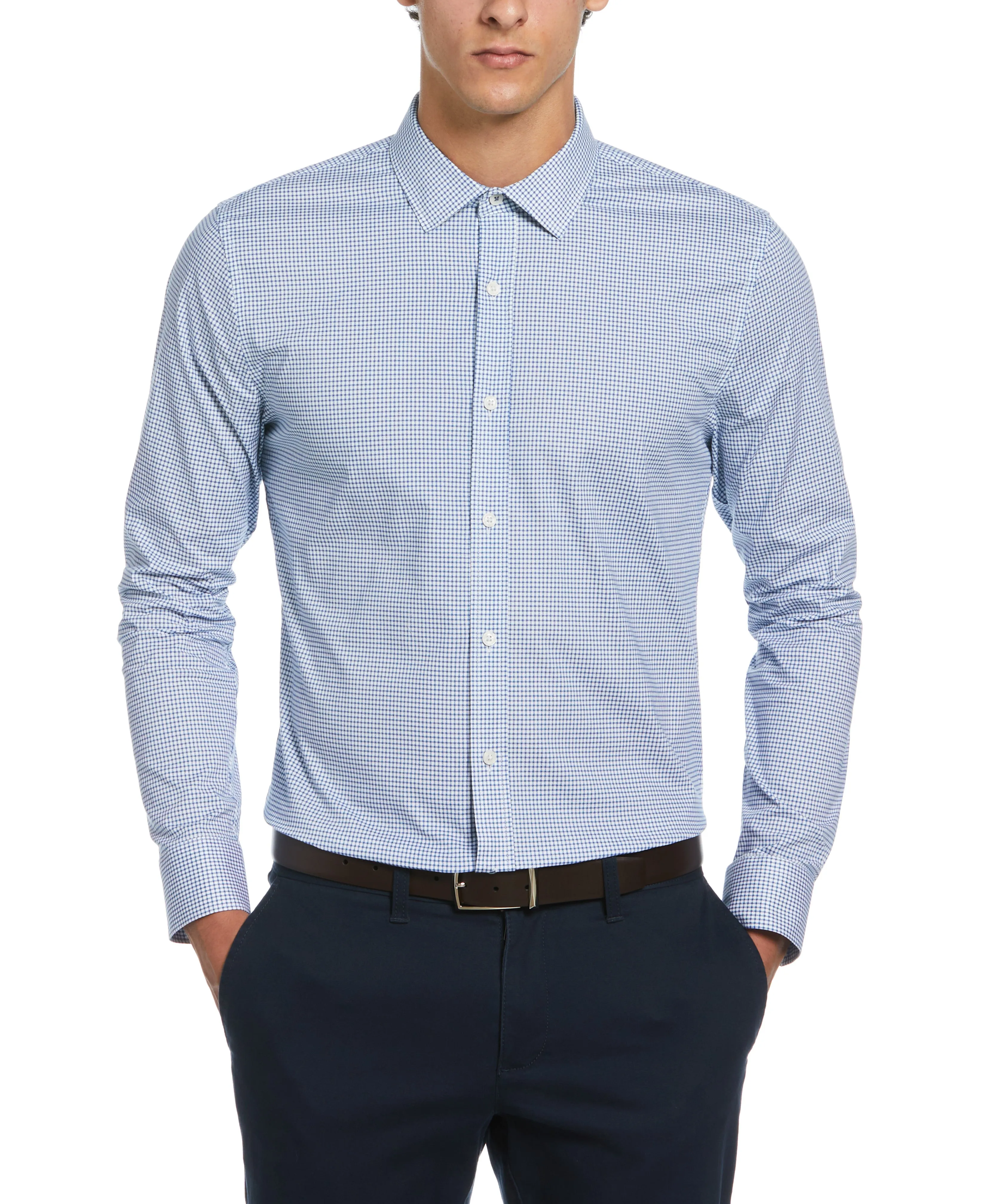 Micro Check Print Dress Shirt sold by Original Penguin product image thumbnail 2