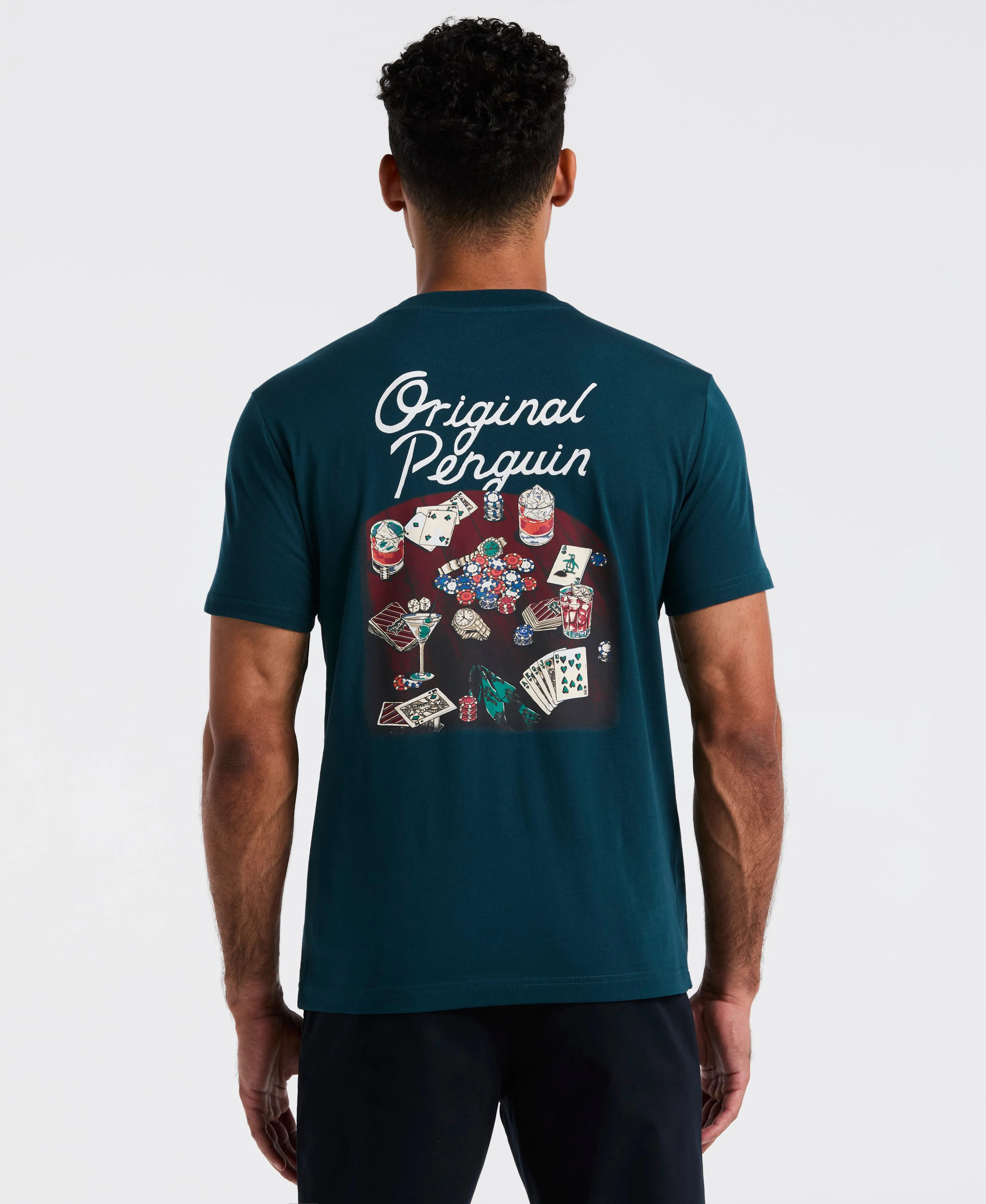 Poker Scene Graphic Tee sold by Original Penguin product image thumbnail 2