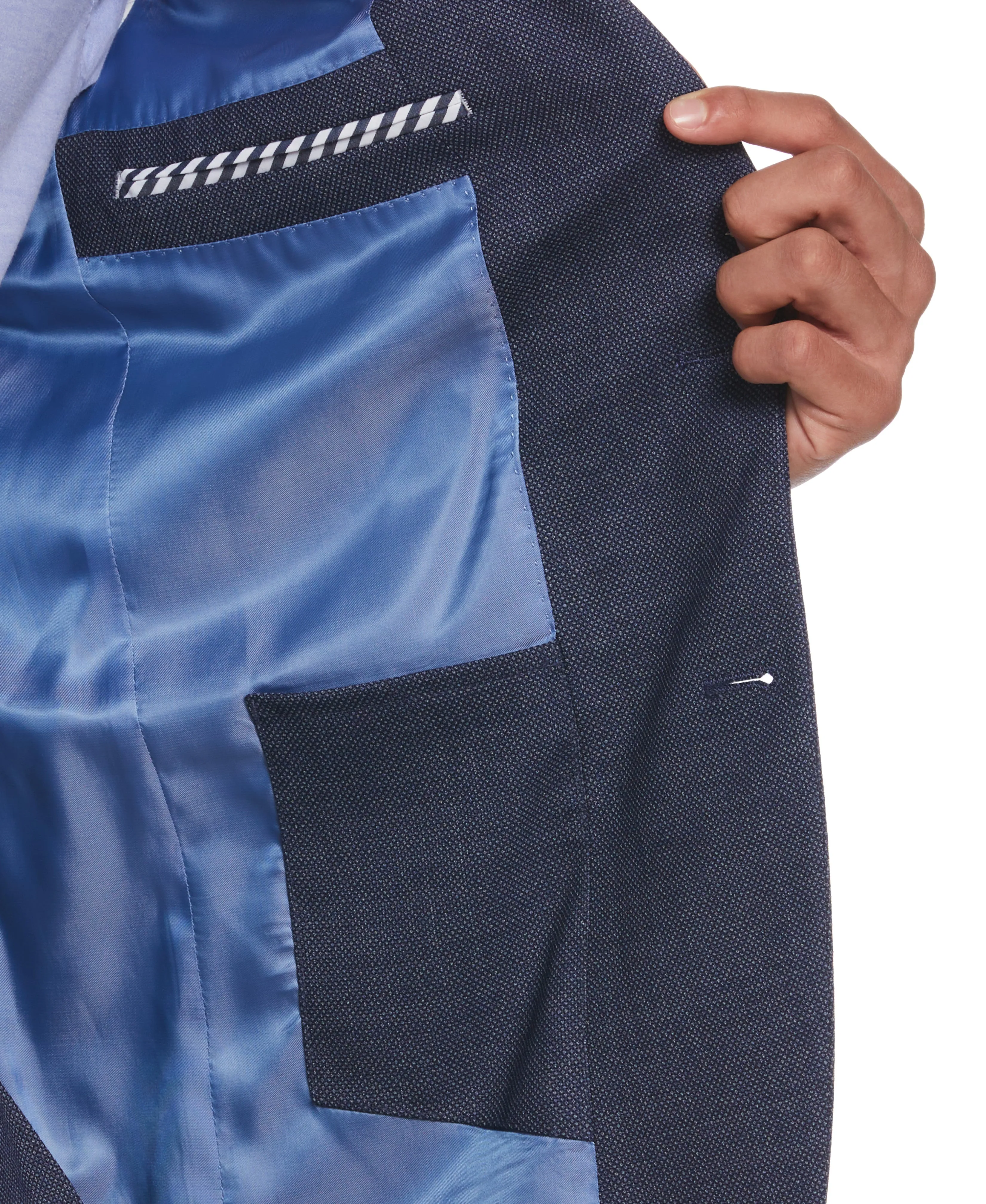 Navy Birdseye Suit Separate Jacket sold by Original Penguin product image thumbnail 4