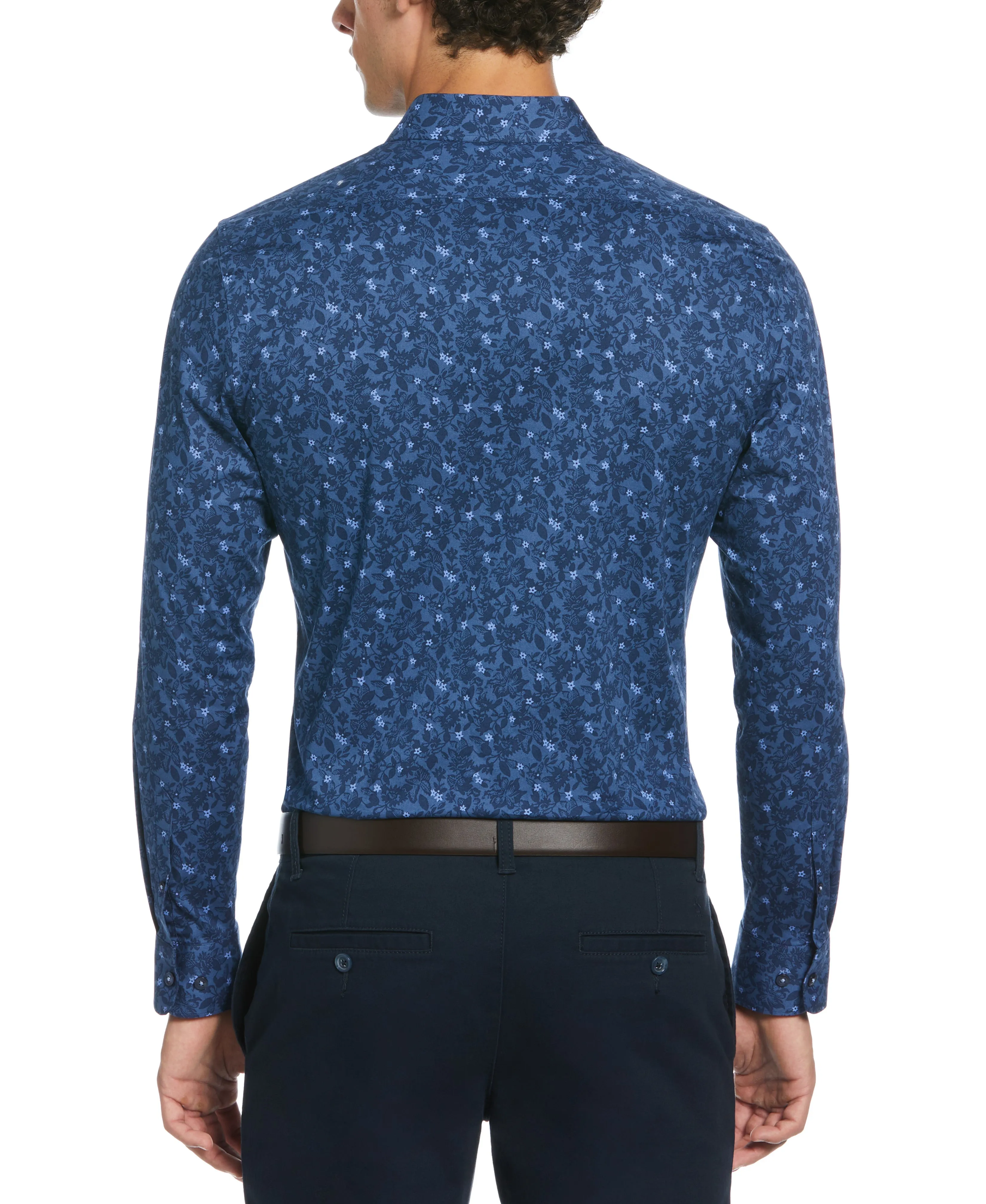 Night Floral Print Dress Shirt sold by Original Penguin product image thumbnail 3