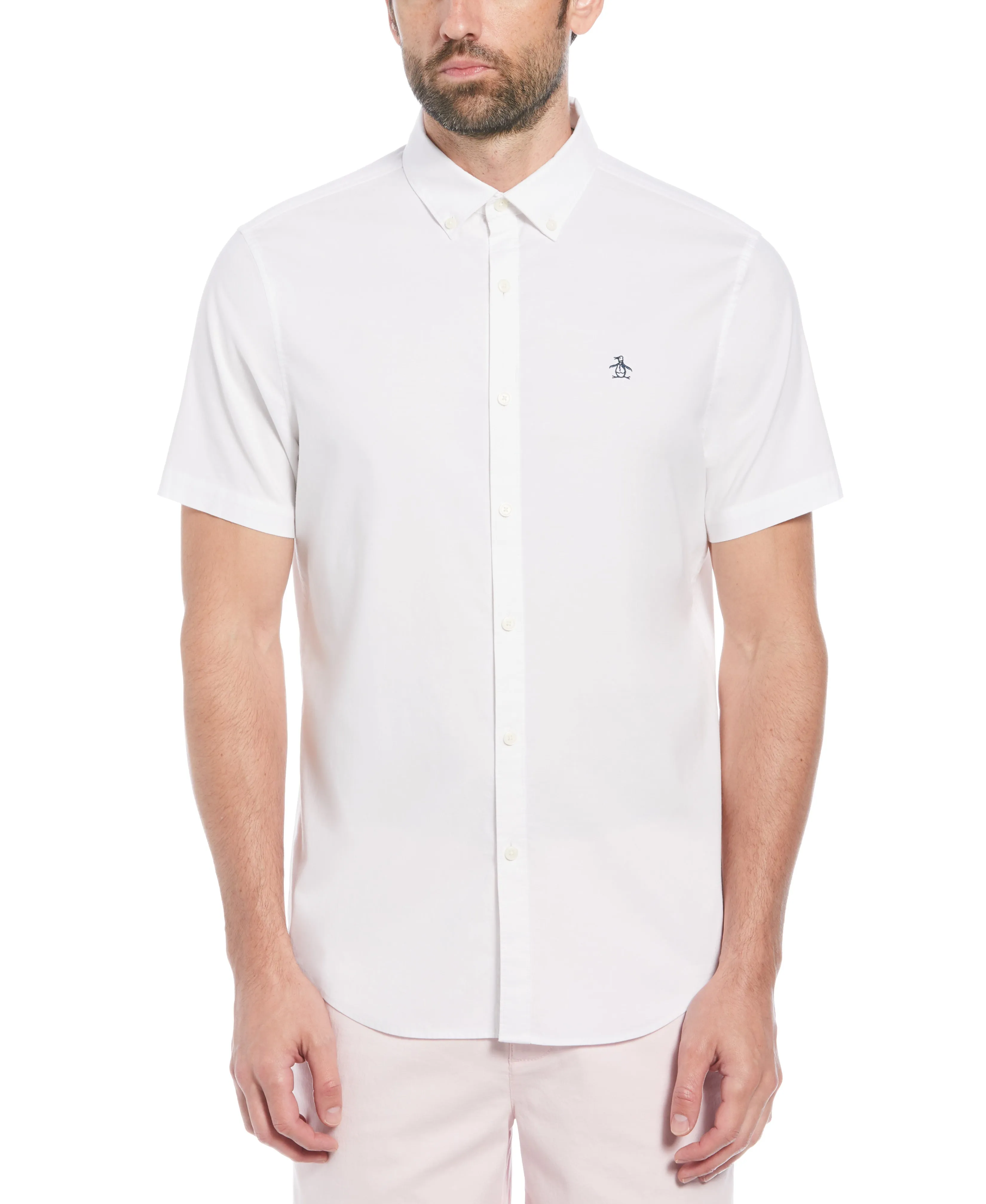 EcoVero™ Oxford Button-Down Shirt sold by Original Penguin product image thumbnail 3