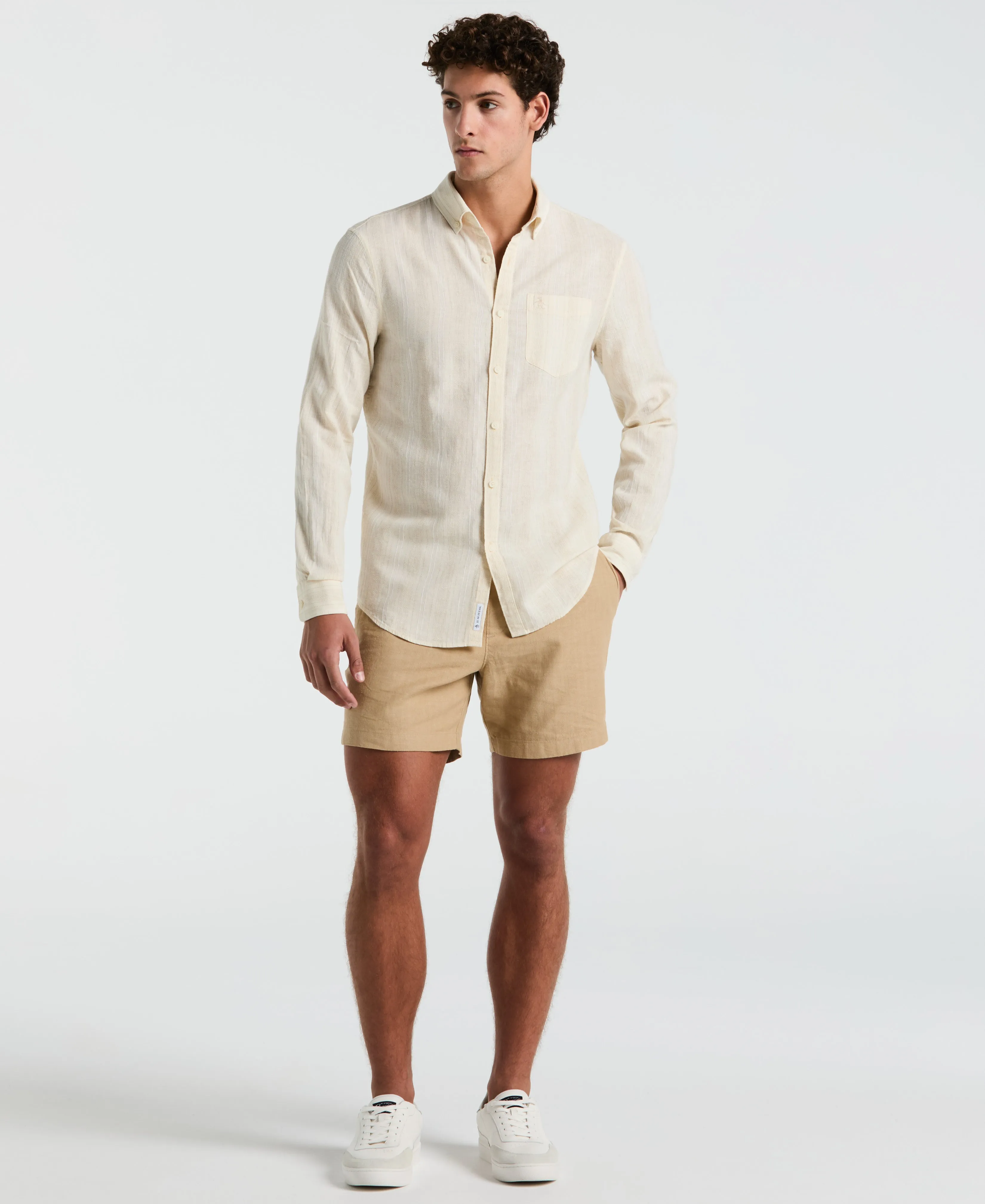 Vertical Stripe Long Sleeve Shirt sold by Original Penguin product image thumbnail 4