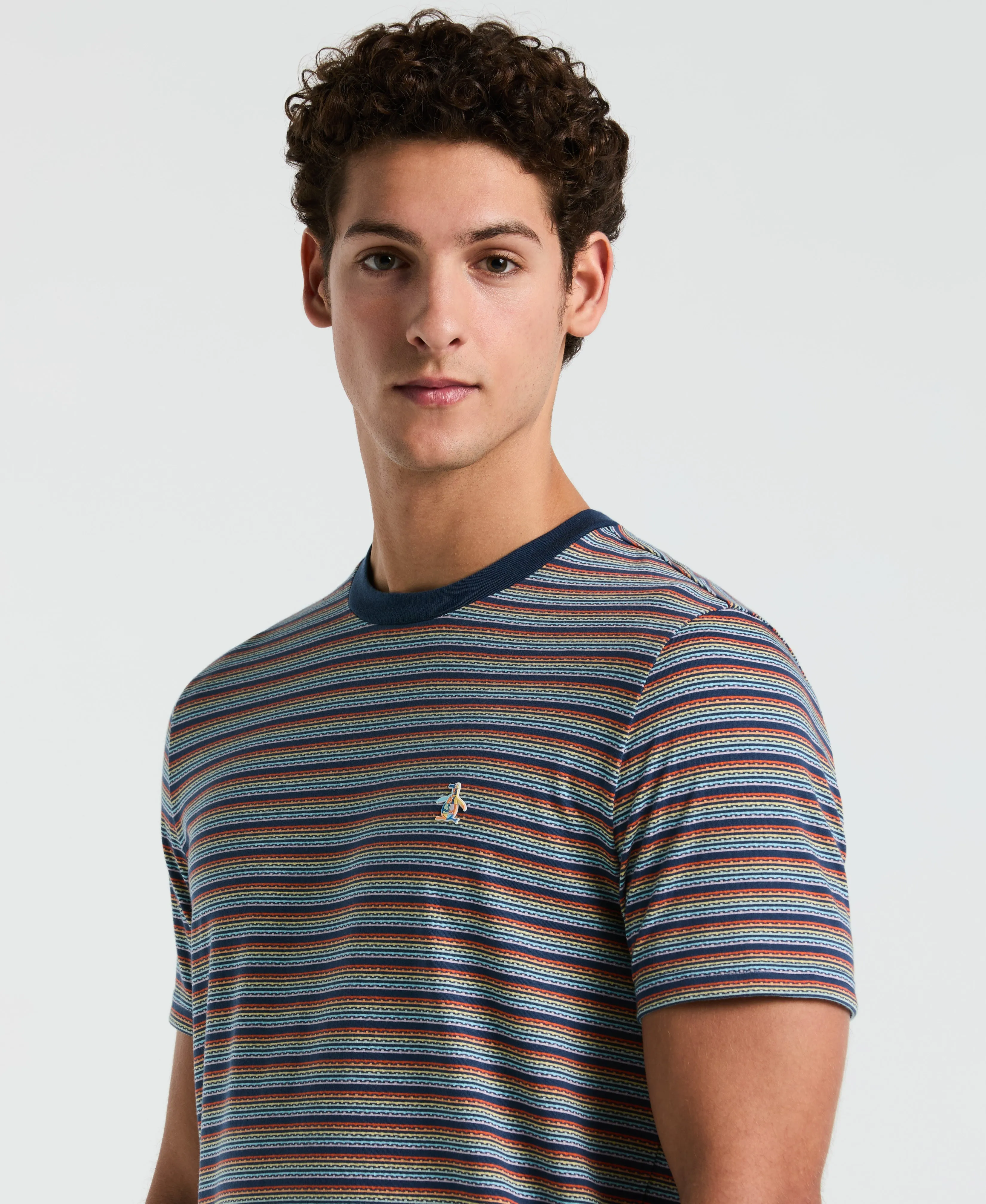 Jacquard Pride Stripe Tee sold by Original Penguin product image thumbnail 4