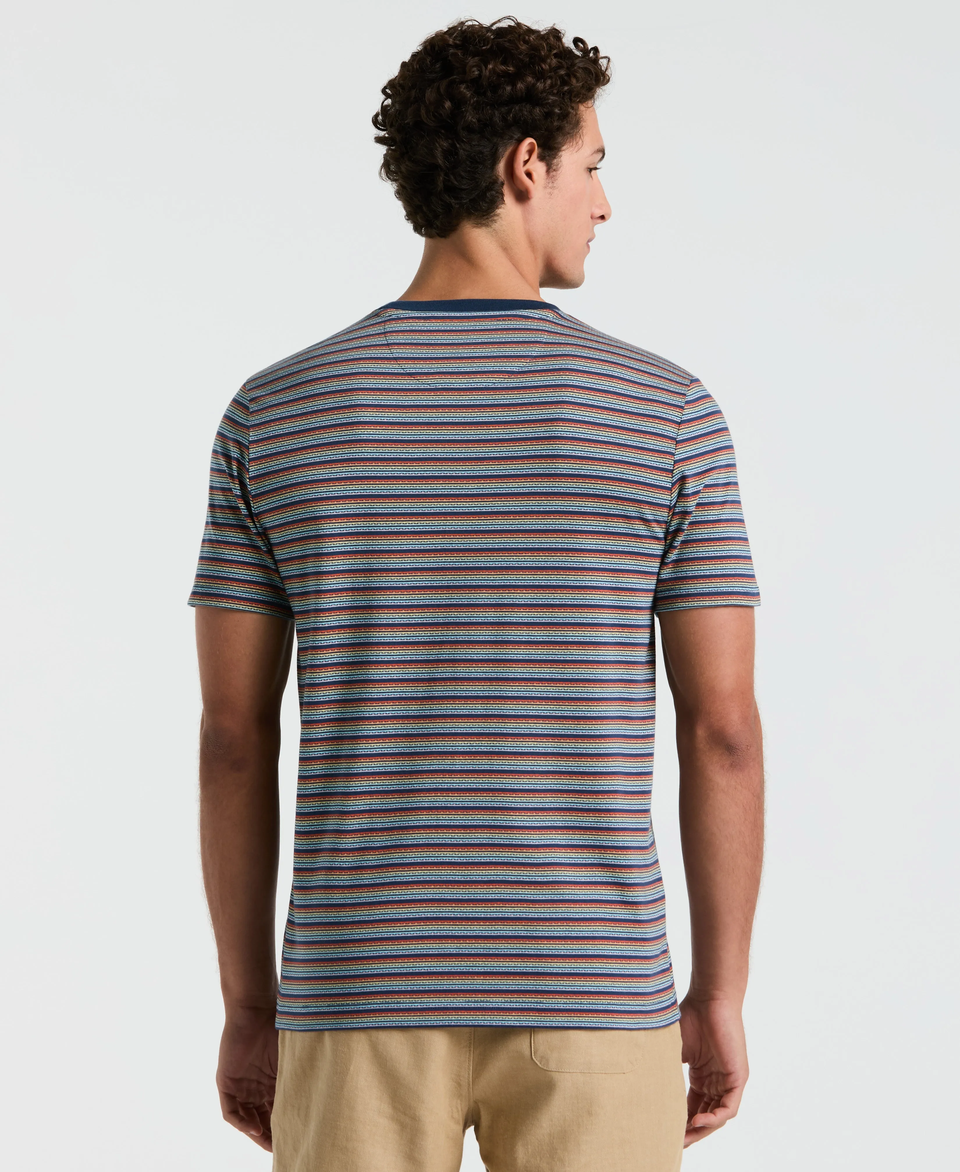 Jacquard Pride Stripe Tee sold by Original Penguin product image thumbnail 3