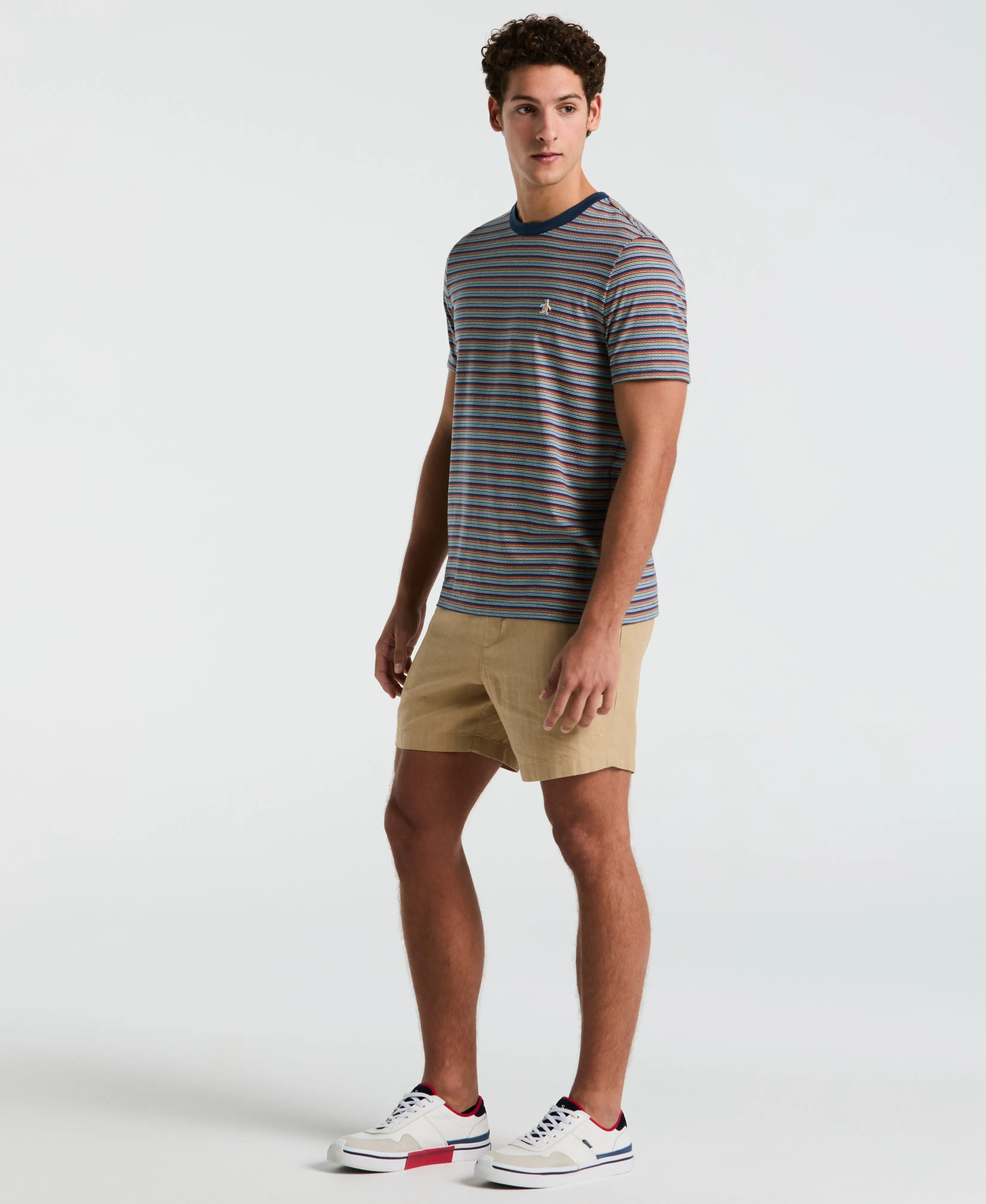 Jacquard Pride Stripe Tee sold by Original Penguin product image thumbnail 2