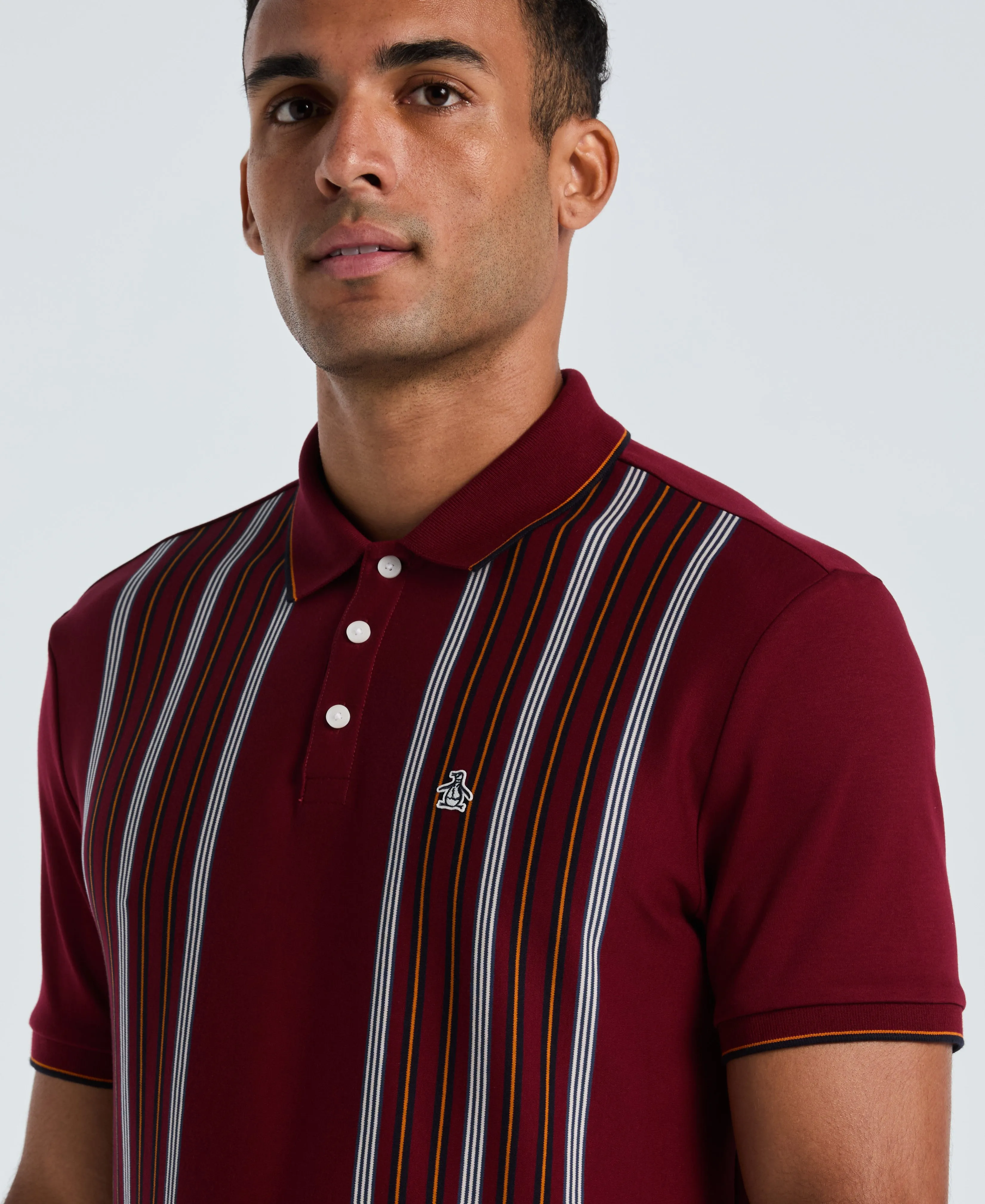Interlock Vertical Stripe Polo sold by Original Penguin product image thumbnail 2