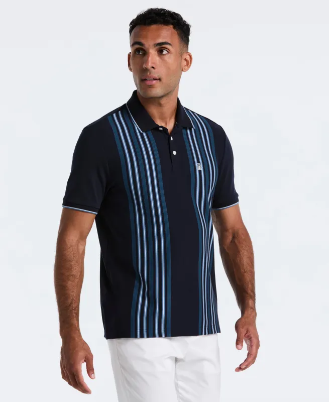 Interlock Vertical Stripe Polo sold by Original Penguin