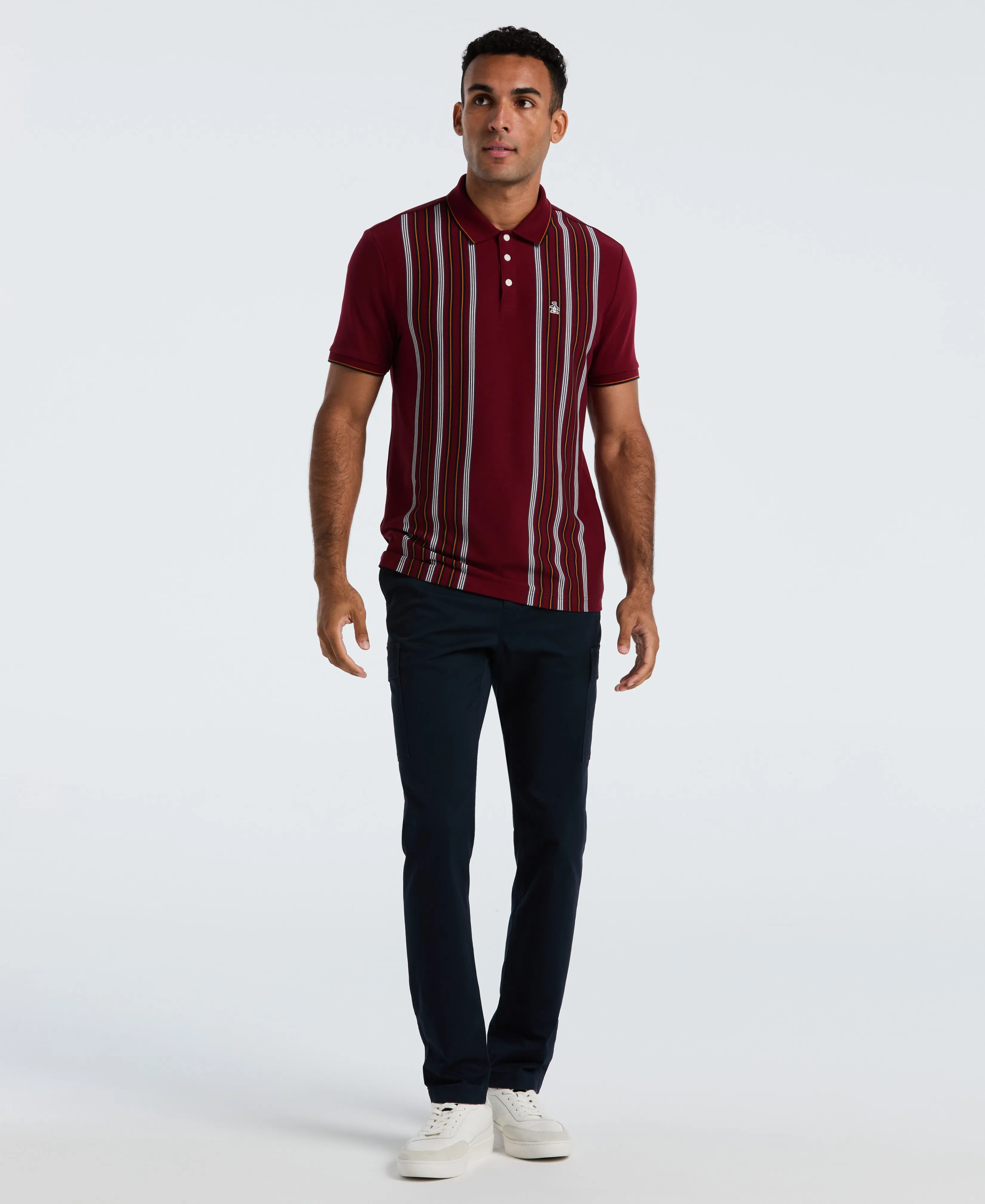 Interlock Vertical Stripe Polo sold by Original Penguin product image thumbnail 4