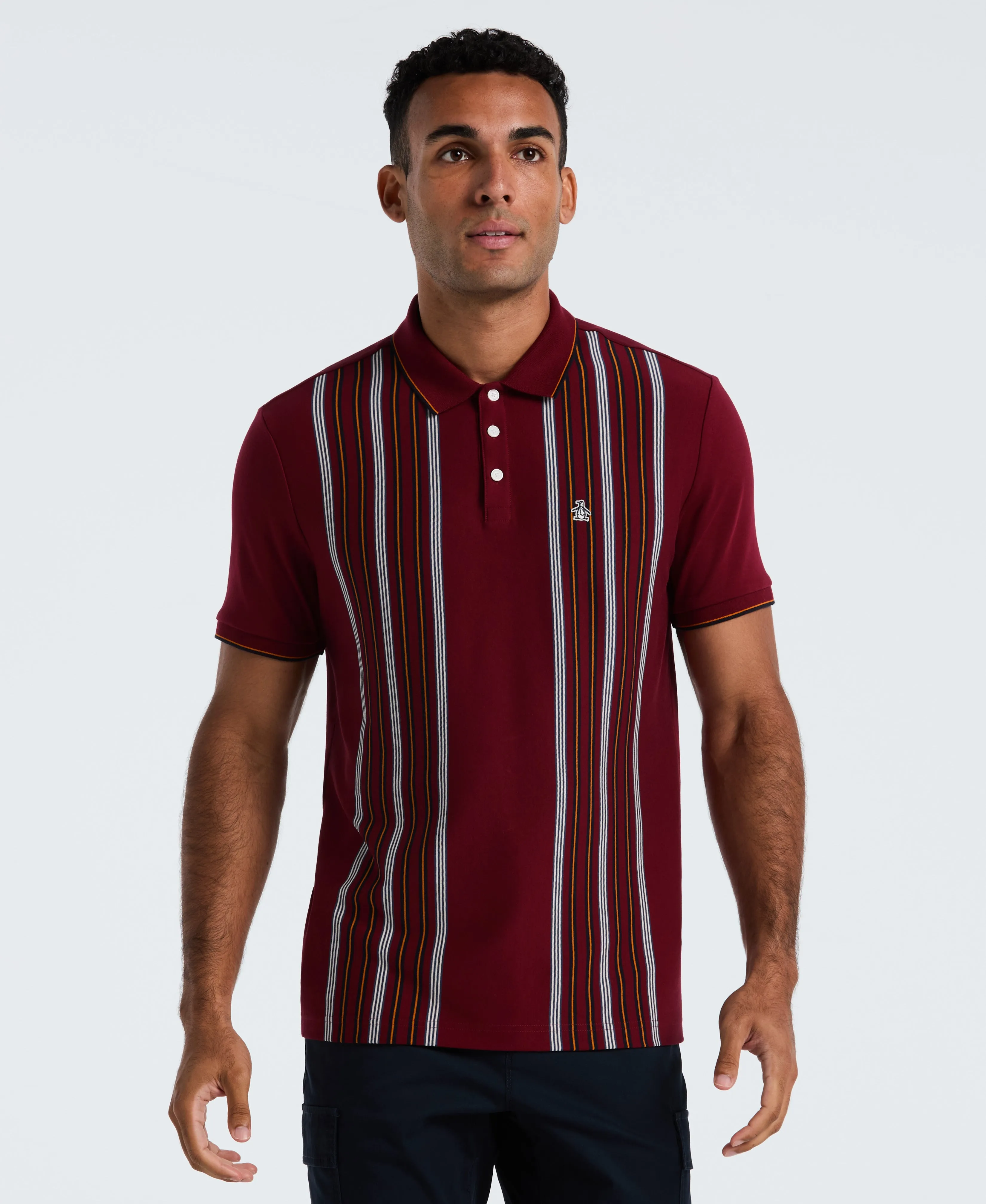 Interlock Vertical Stripe Polo sold by Original Penguin product image thumbnail 3