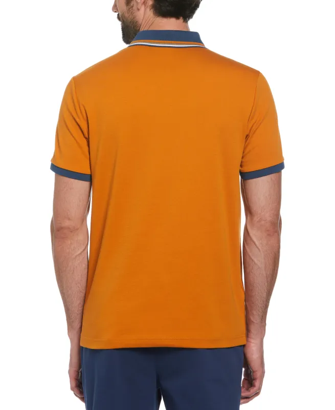 Organic Cotton Bowling Stripe Polo sold by Original Penguin