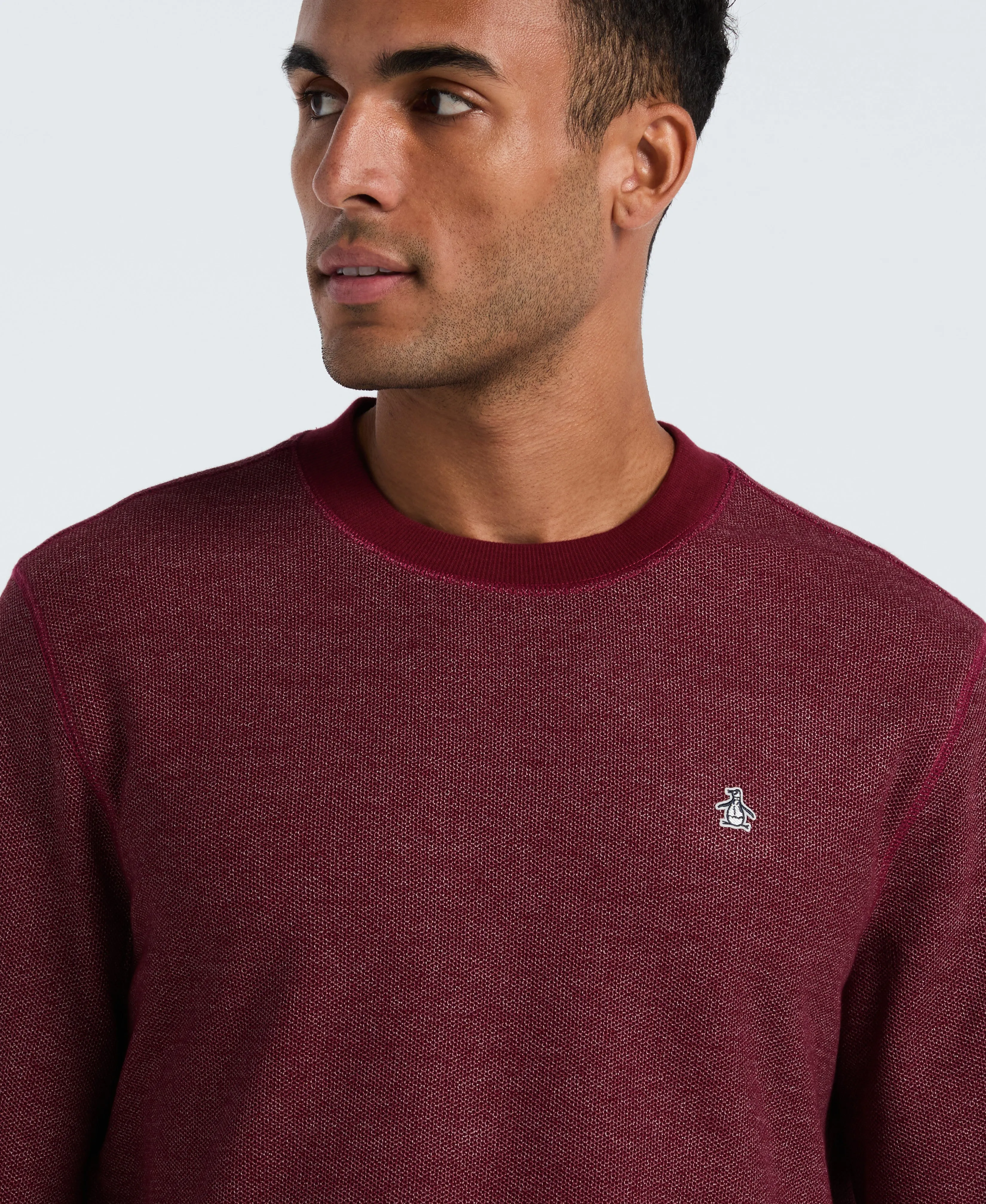Honeycomb Pique Sweatshirt sold by Original Penguin