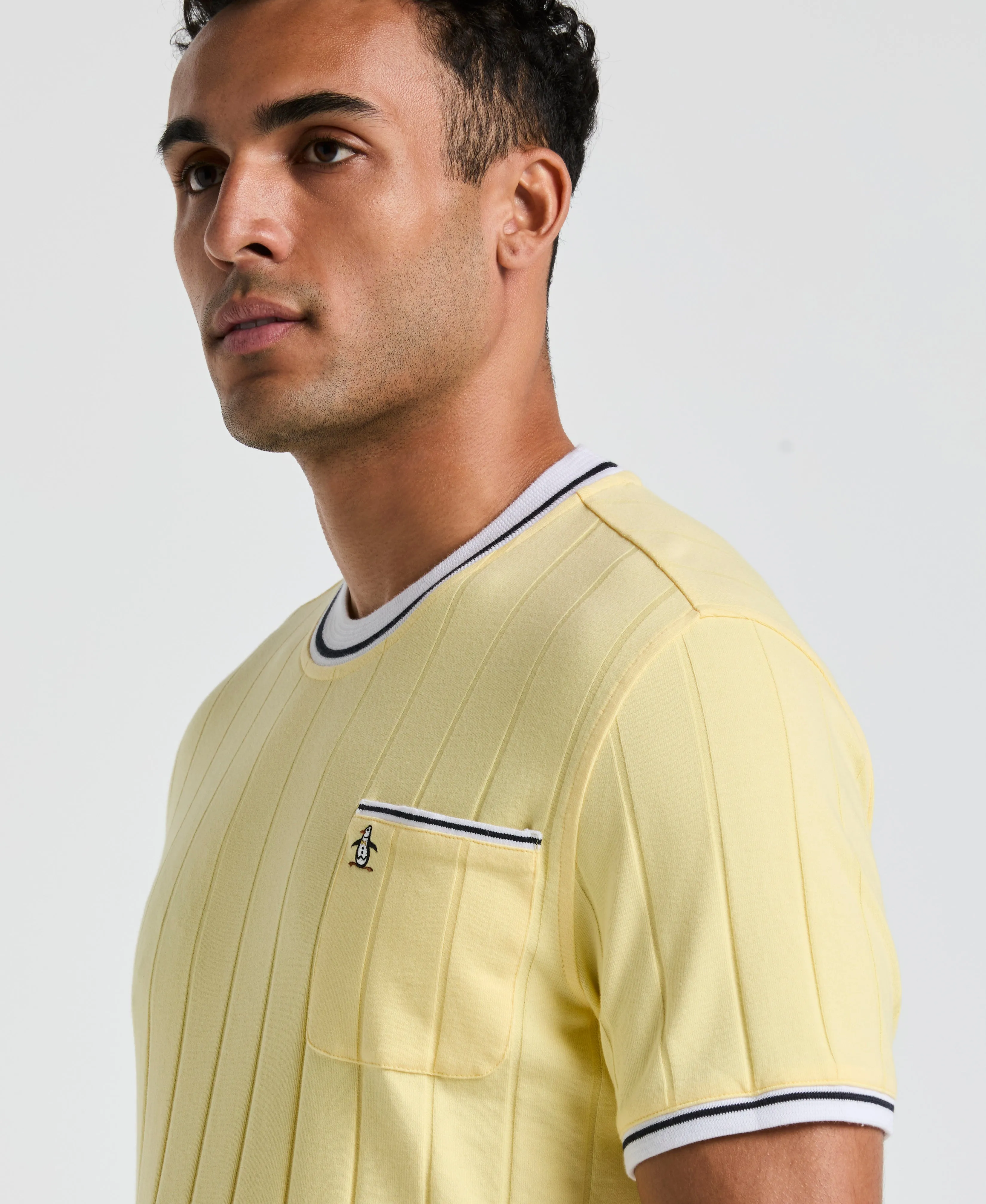 Ribbed Tipped Collar Tee sold by Original Penguin product image thumbnail 3