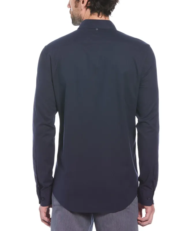 EcoVero™ Oxford Long Sleeve Shirt sold by Original Penguin