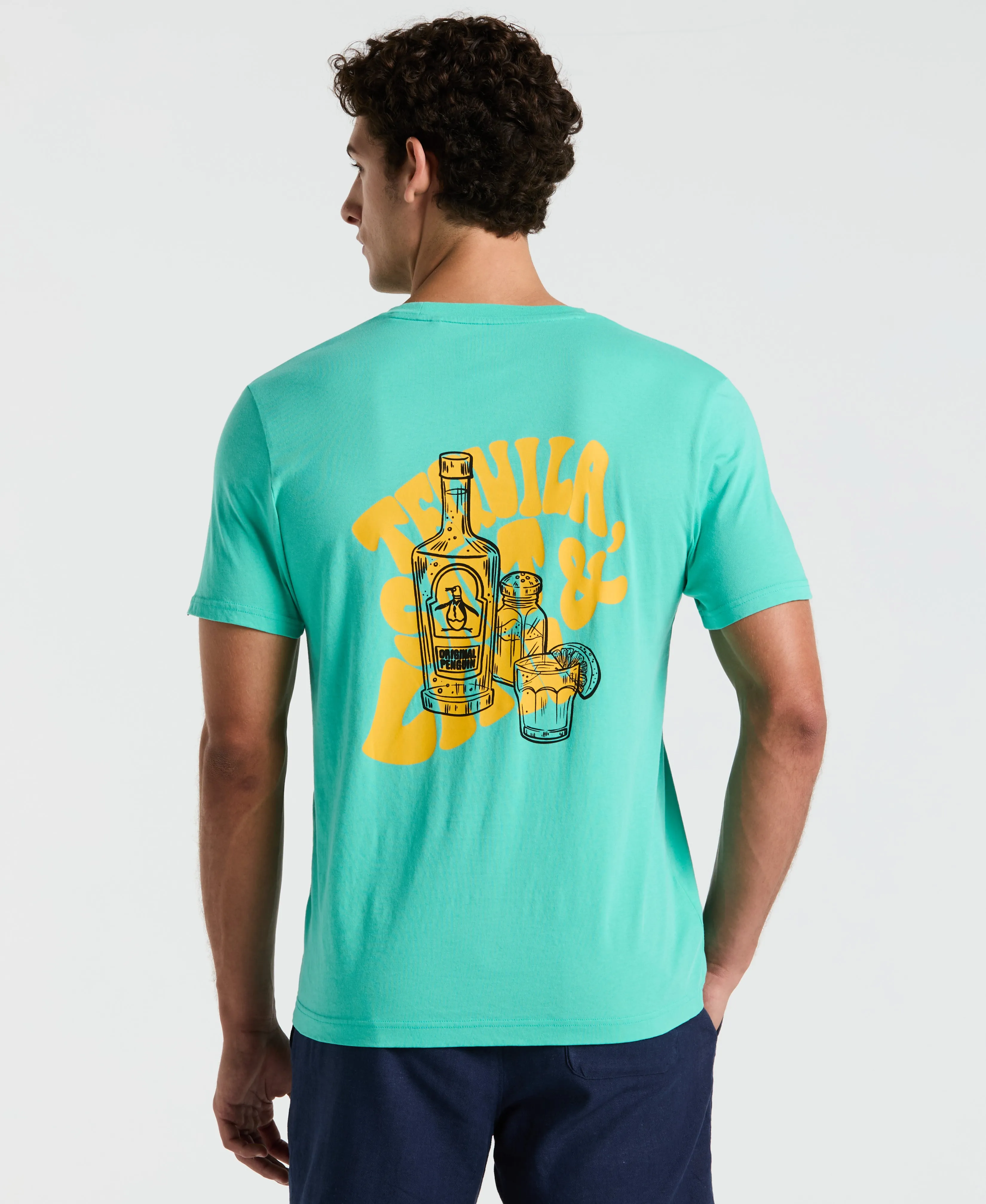 Lime Graphic Jersey Tee sold by Original Penguin