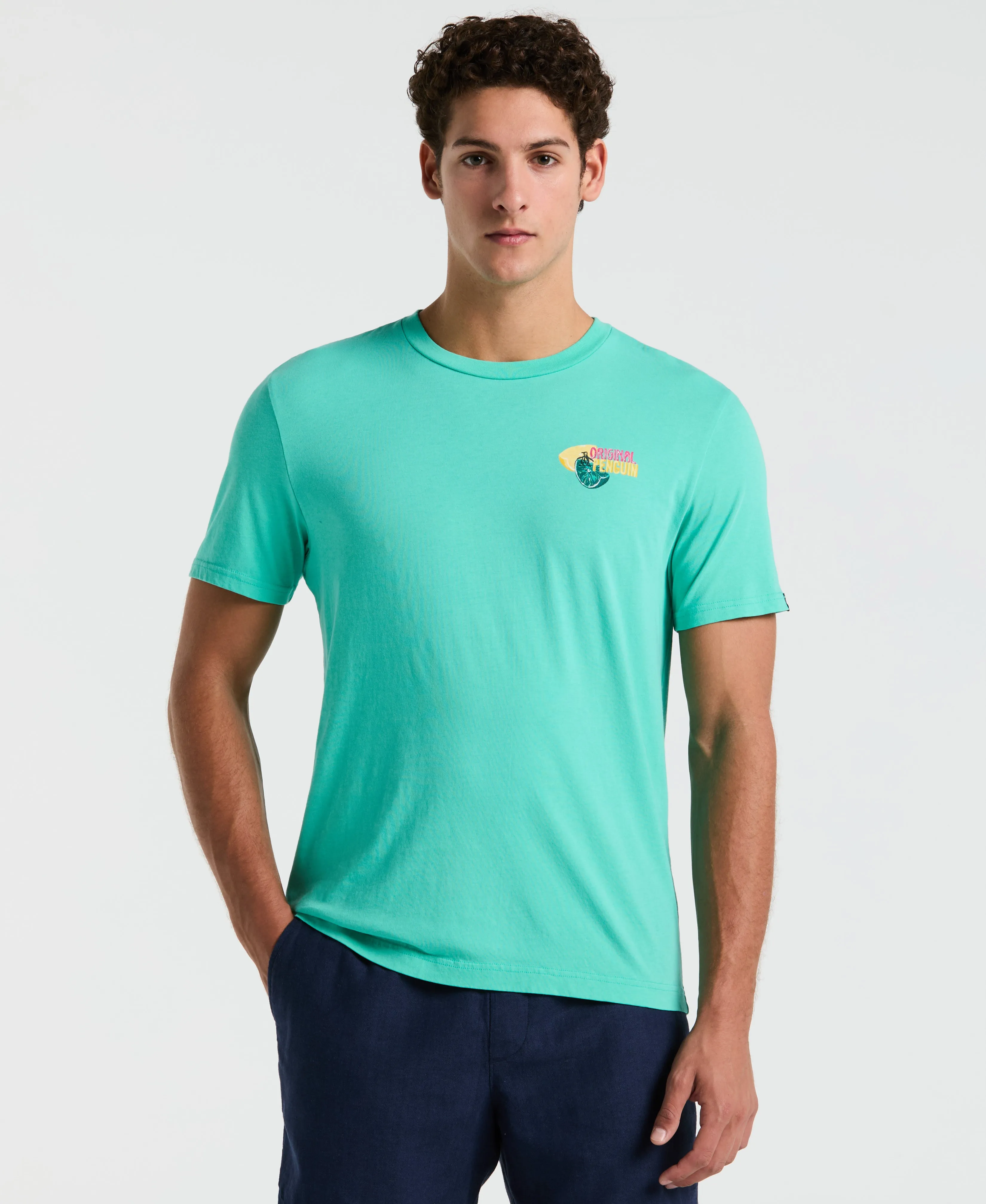 Lime Graphic Jersey Tee sold by Original Penguin product image thumbnail 4