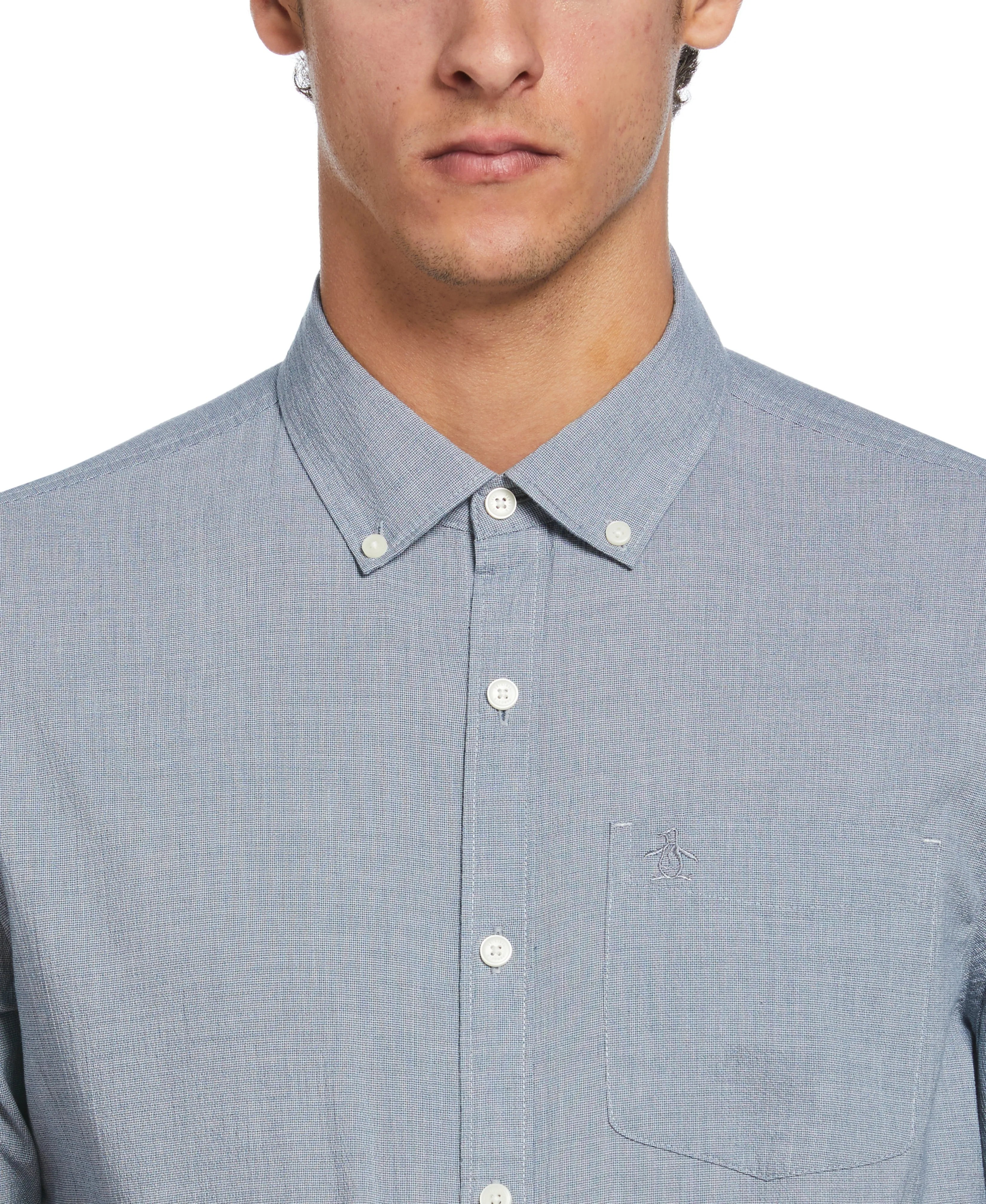 Seersucker Long Sleeve Shirt sold by Original Penguin