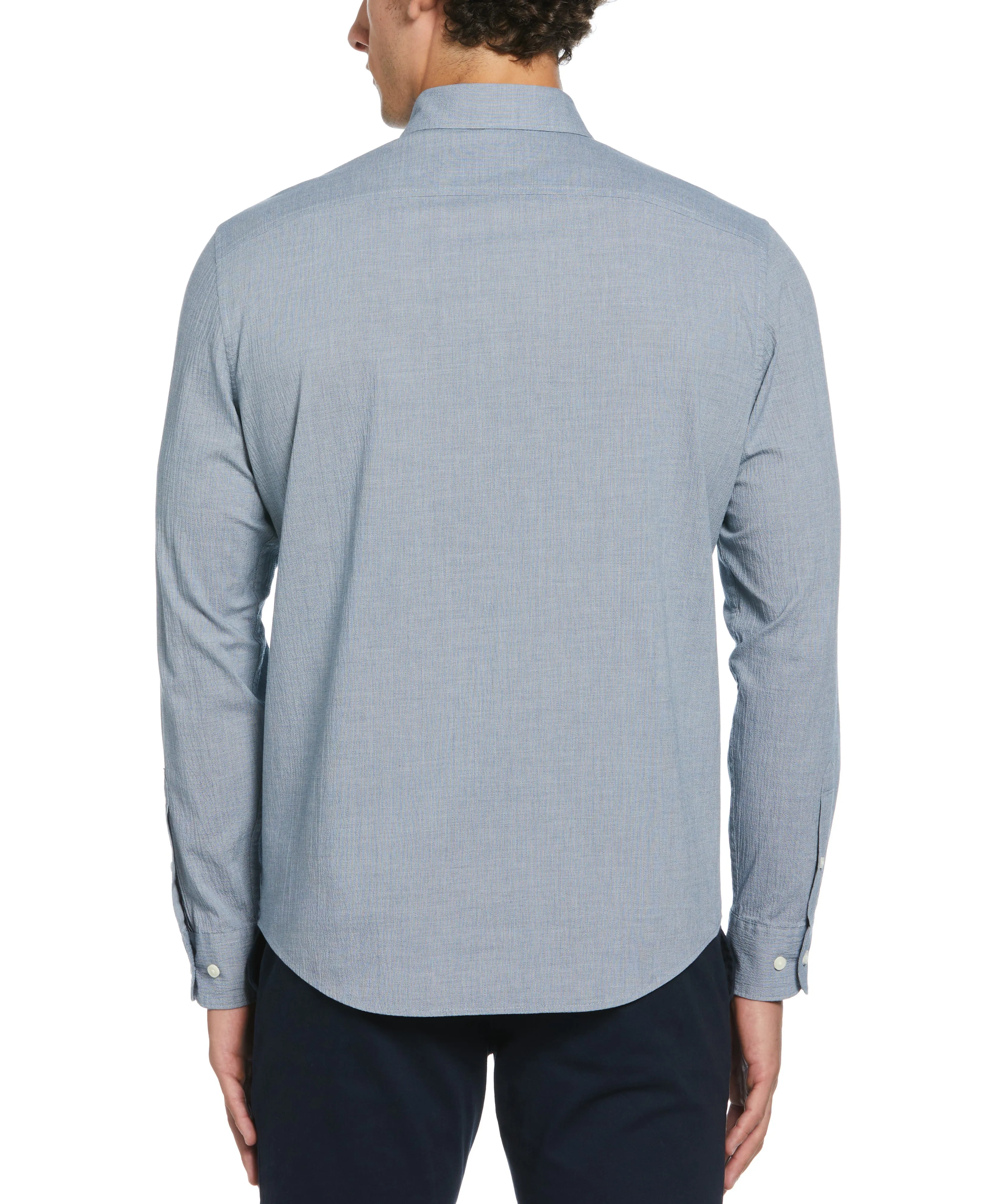 Seersucker Long Sleeve Shirt sold by Original Penguin product image thumbnail 3