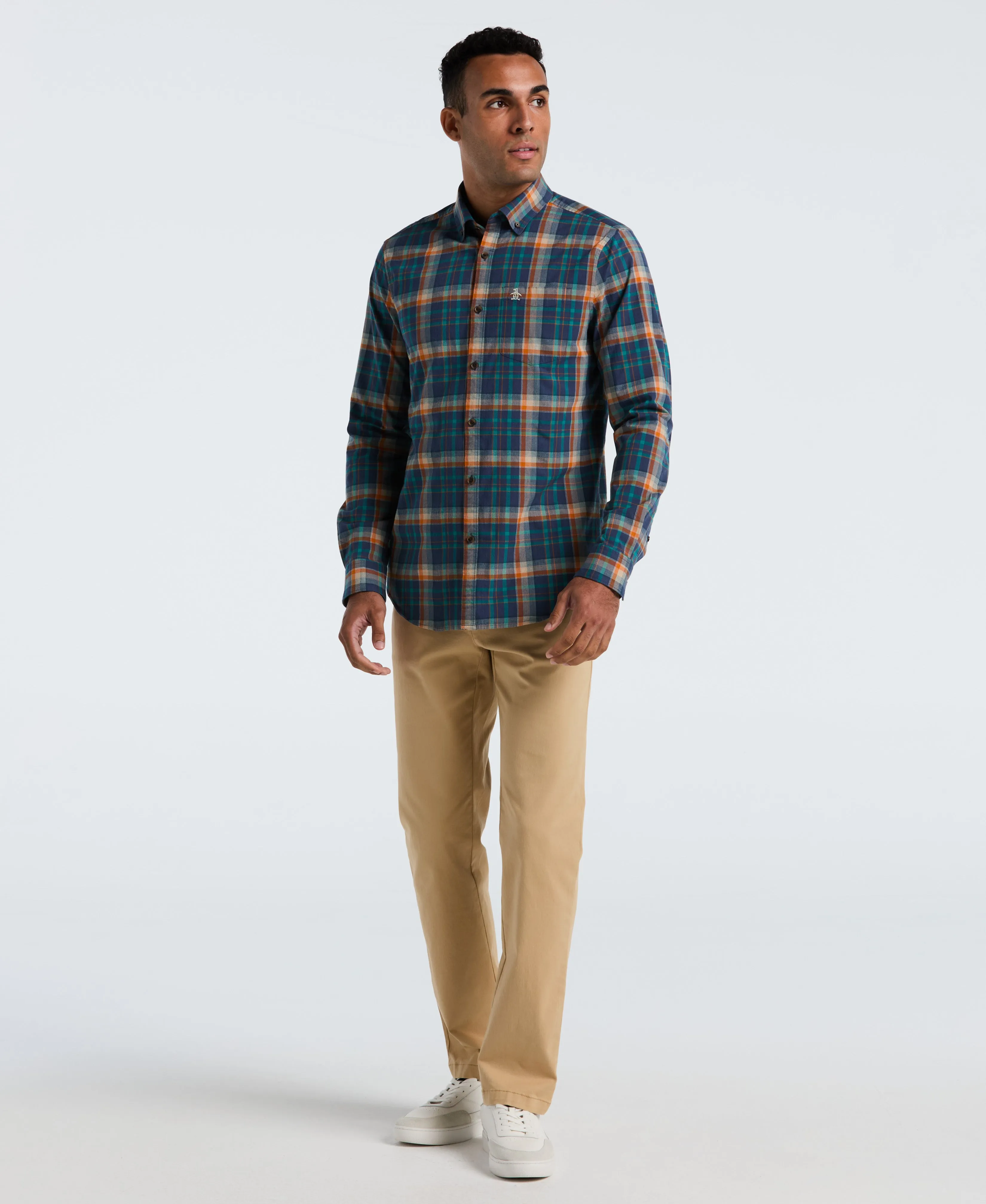 Dobby Plaid Shirt sold by Original Penguin