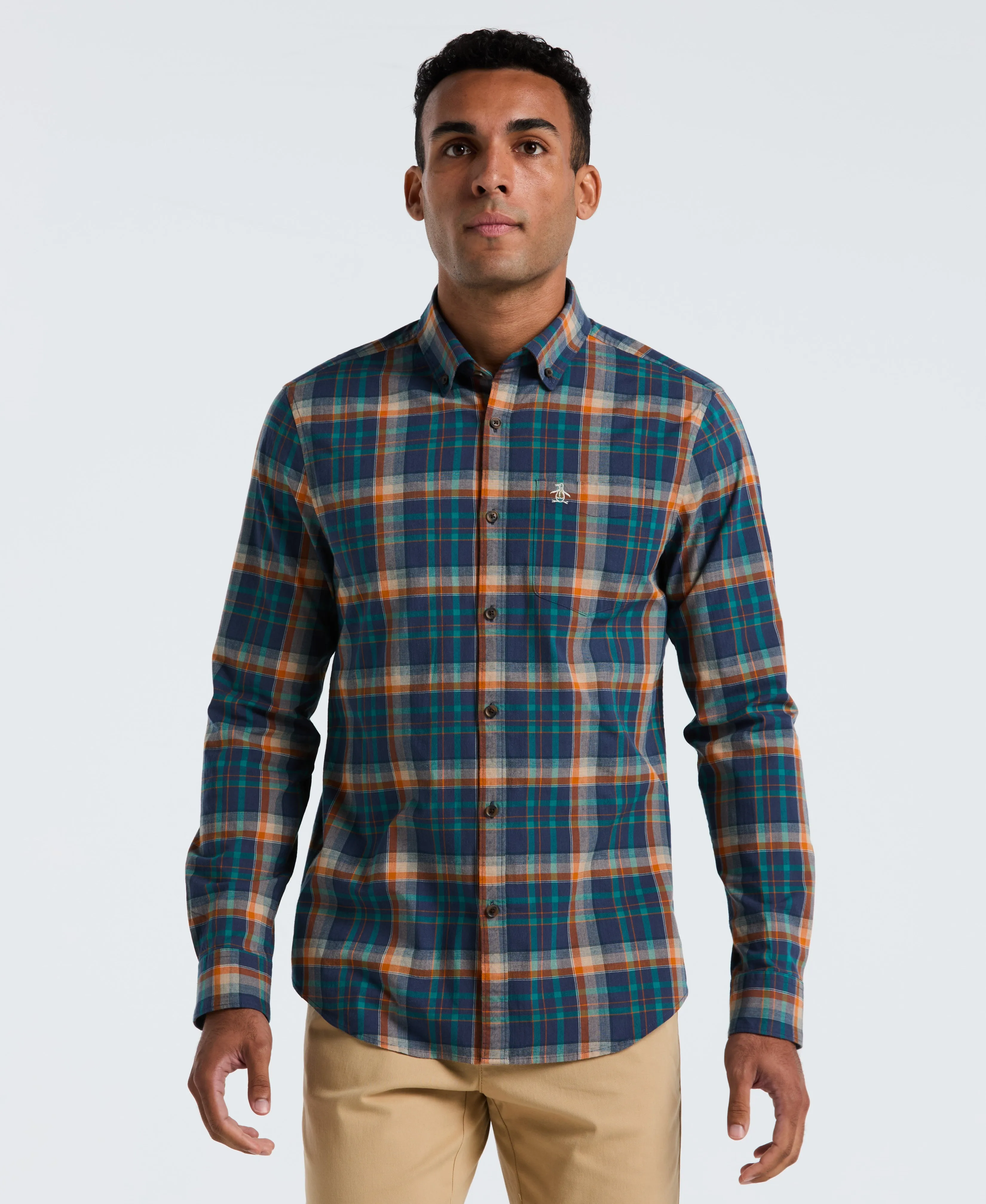 Dobby Plaid Shirt sold by Original Penguin product image thumbnail 2