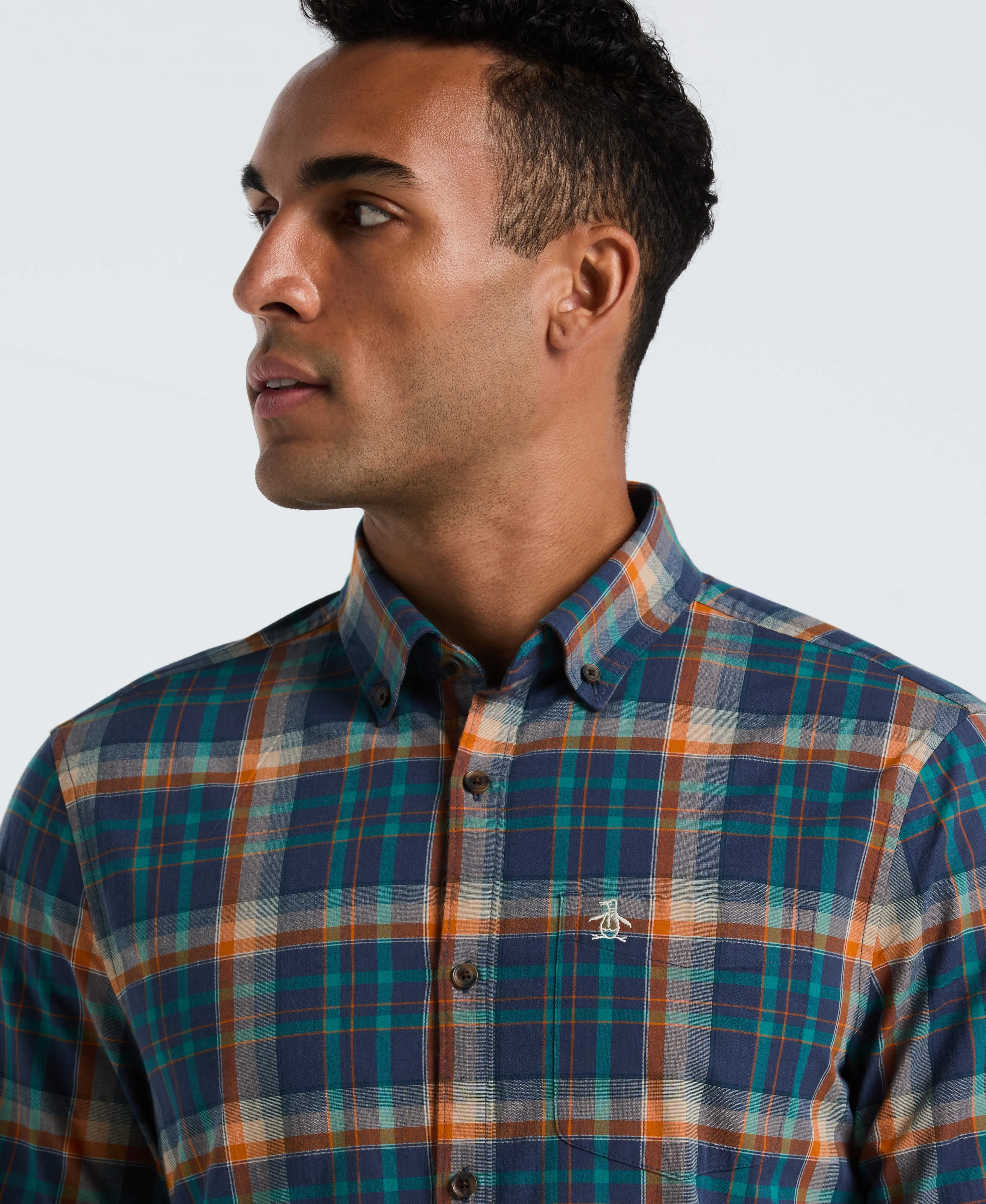 Dobby Plaid Shirt sold by Original Penguin product image thumbnail 4