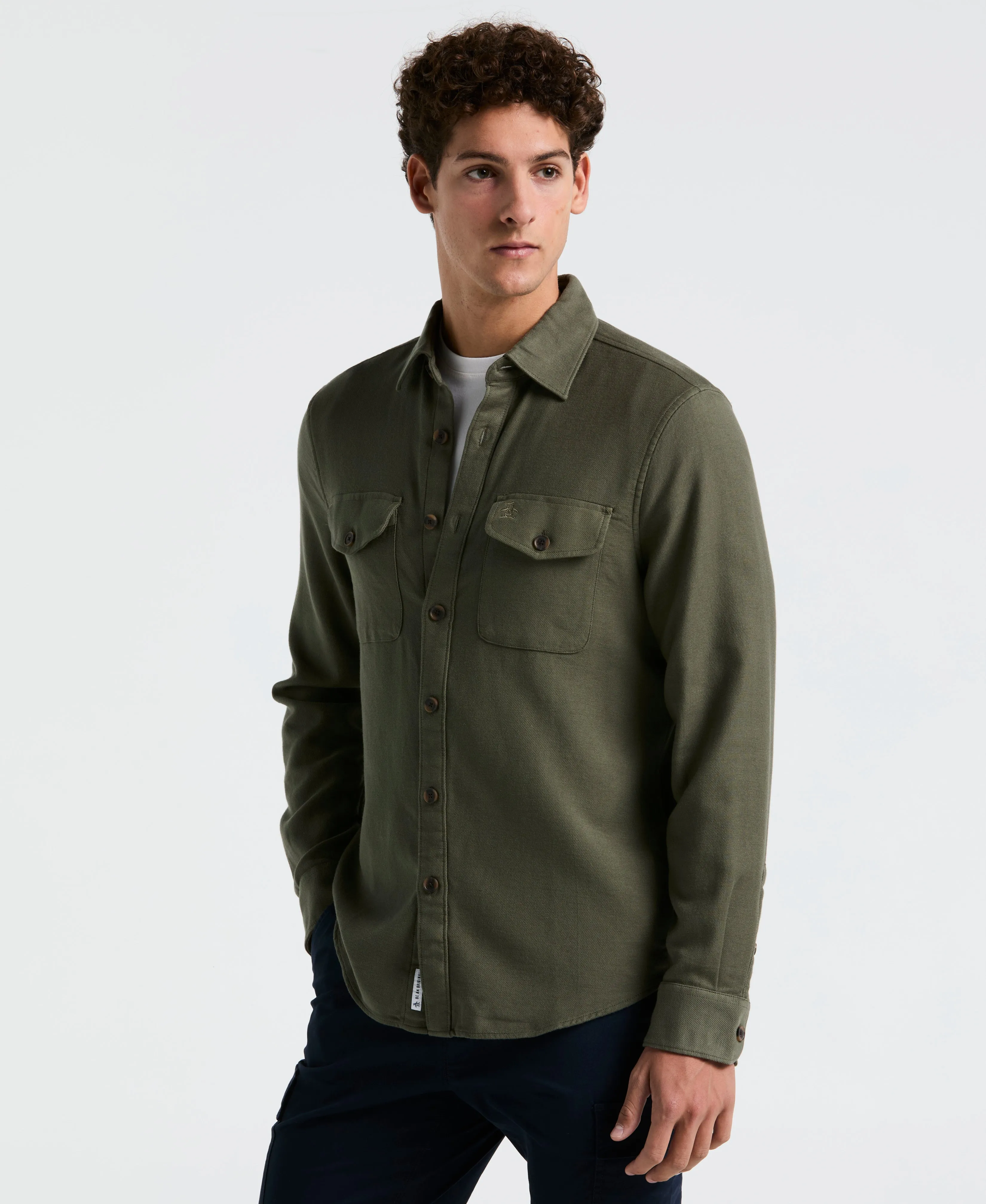 EcoVero™ Blend Loop Back Shirt sold by Original Penguin