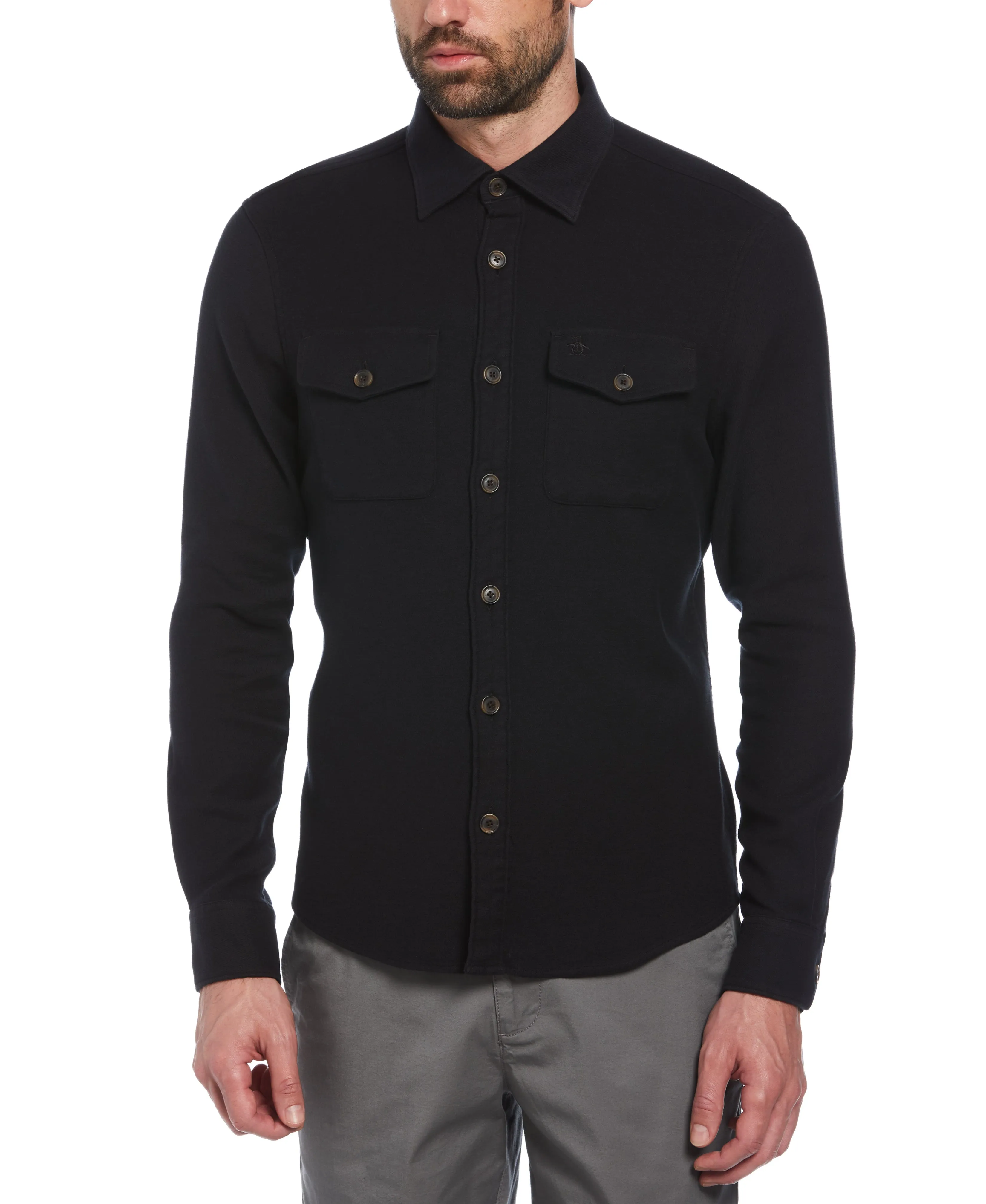 EcoVero™ Blend Loop Back Shirt sold by Original Penguin product image thumbnail 5