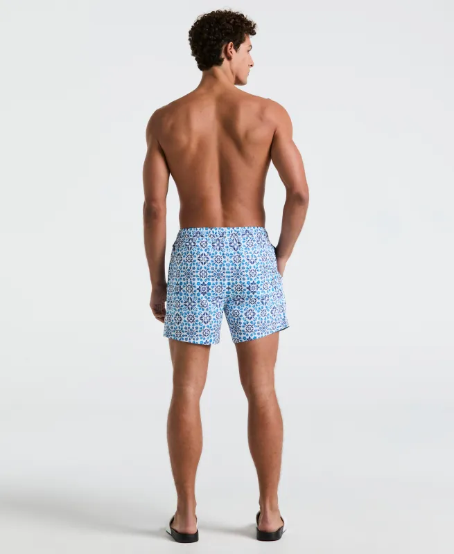 5" All-Over Print Talavera Swim Short made by Original Penguin
