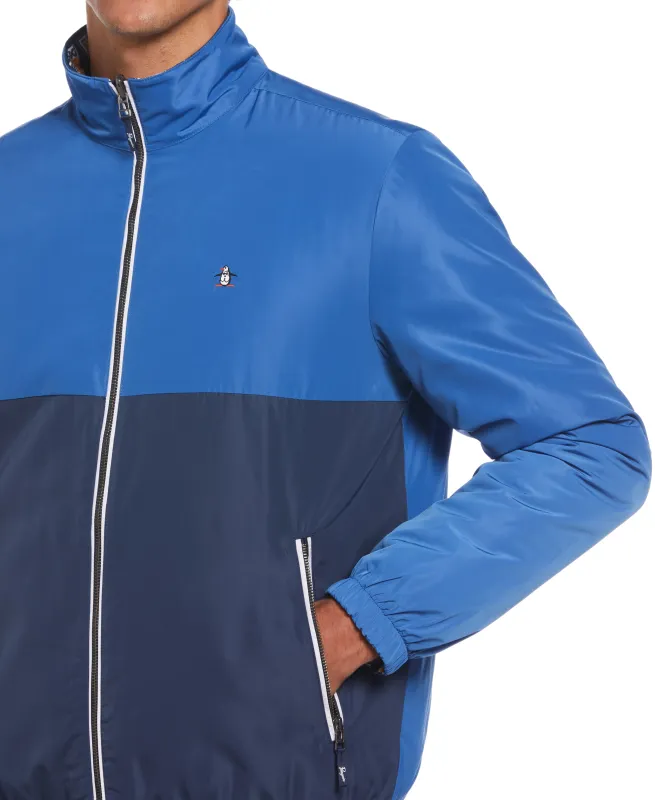 Collegiate Print Reversible Full Zip Jacket sold by Original Penguin