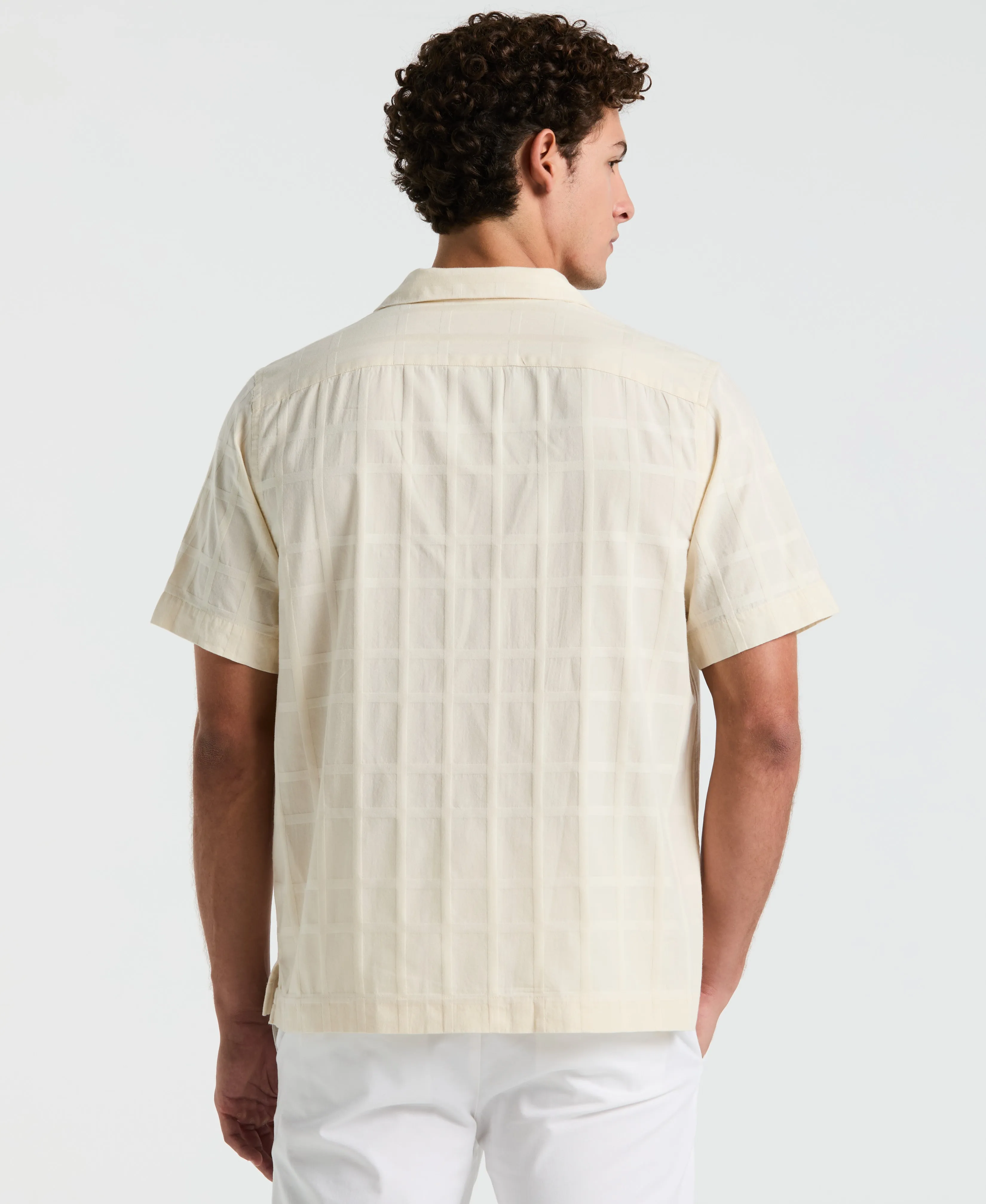 Dobby Tonal Plaid Shirt sold by Original Penguin product image thumbnail 4