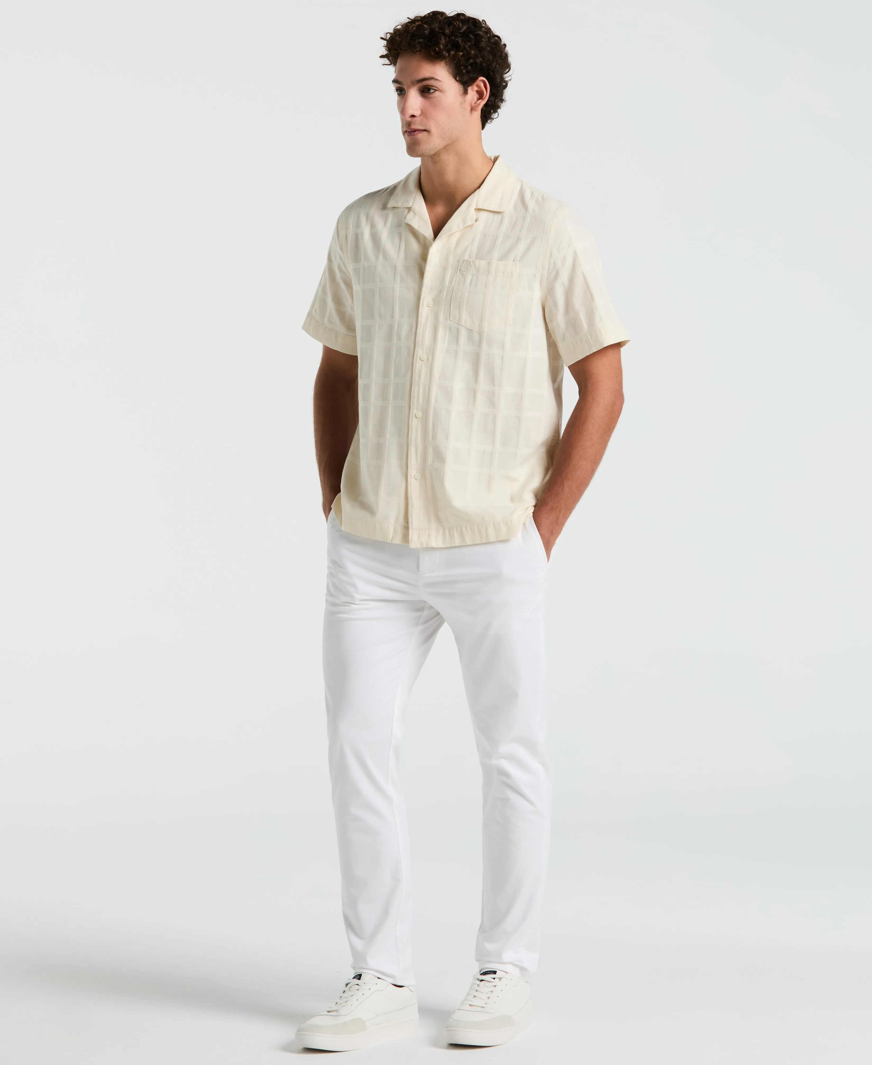 Dobby Tonal Plaid Shirt sold by Original Penguin product image thumbnail 2