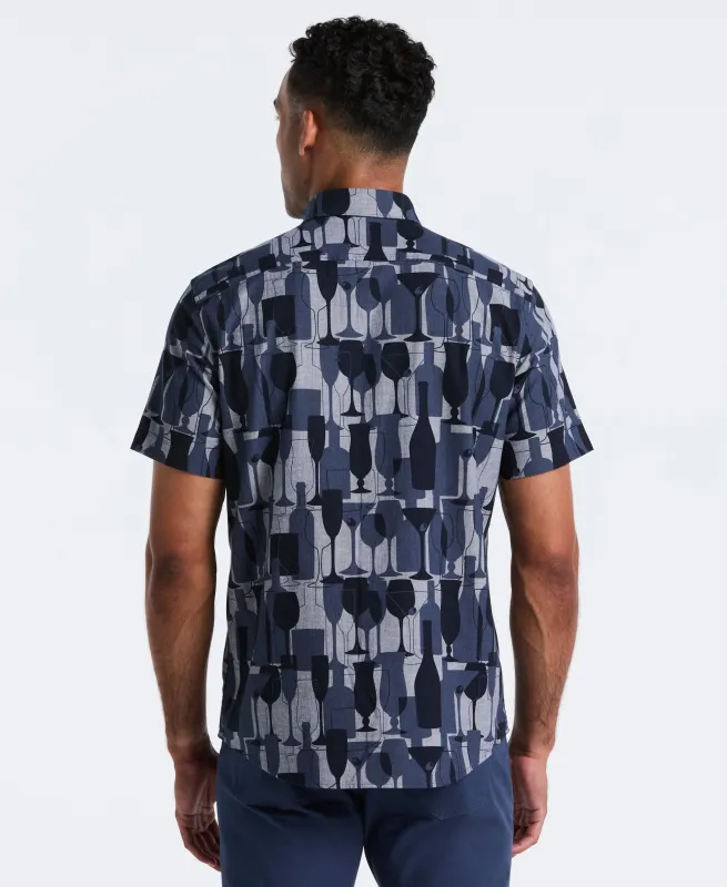 Cotton Cocktail Print Shirt sold by Original Penguin
