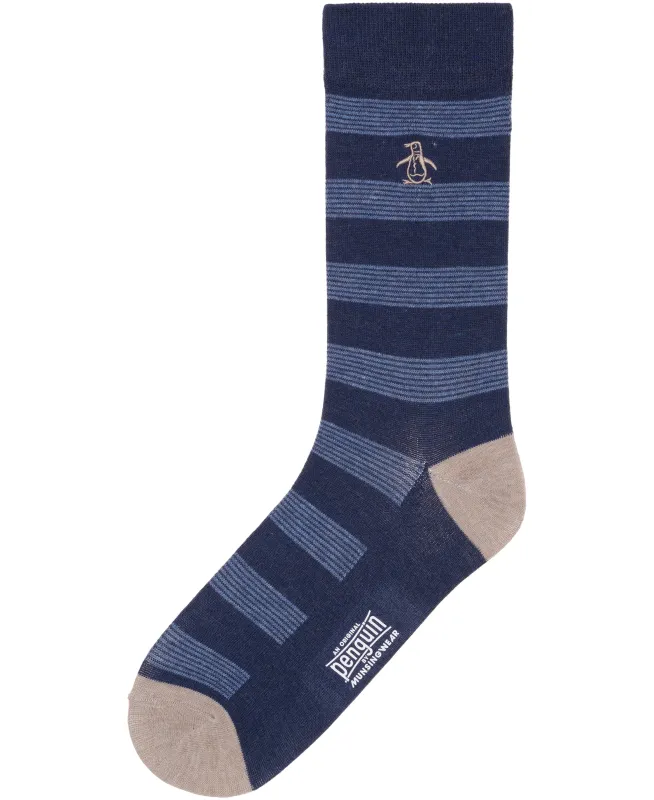Bayside Stripe Dress Sock sold by Original Penguin