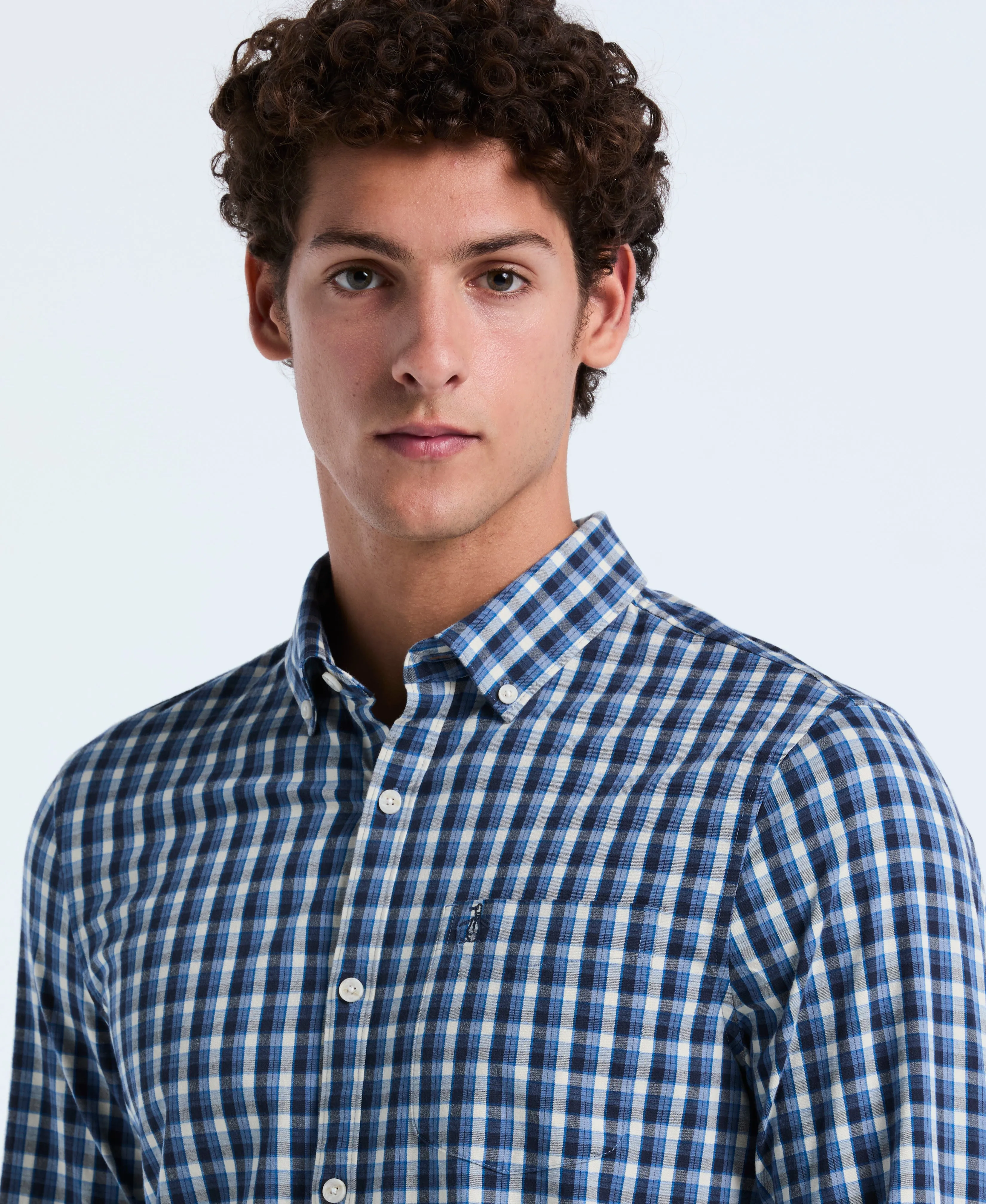 Cotton Eco Twill Check Shirt sold by Original Penguin product image thumbnail 2