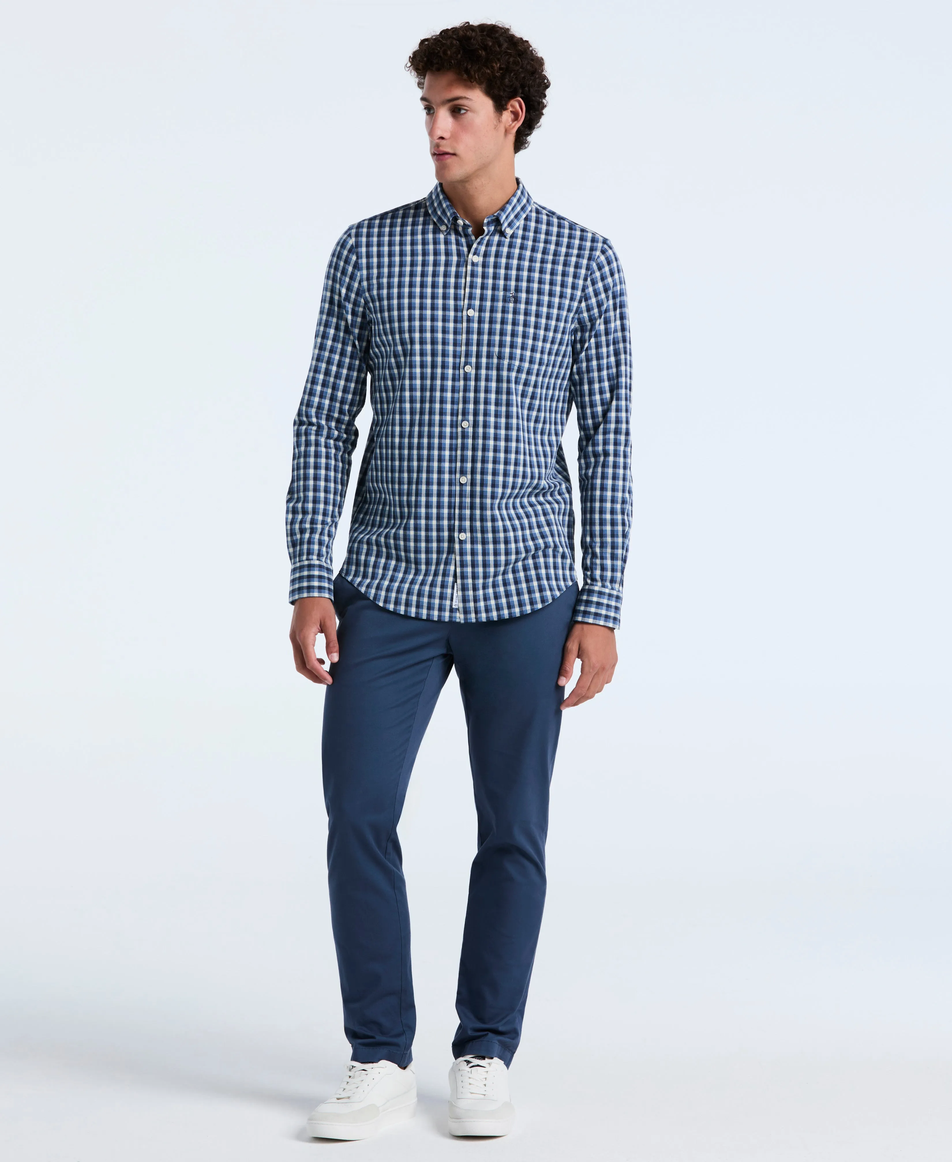Cotton Eco Twill Check Shirt sold by Original Penguin product image thumbnail 4