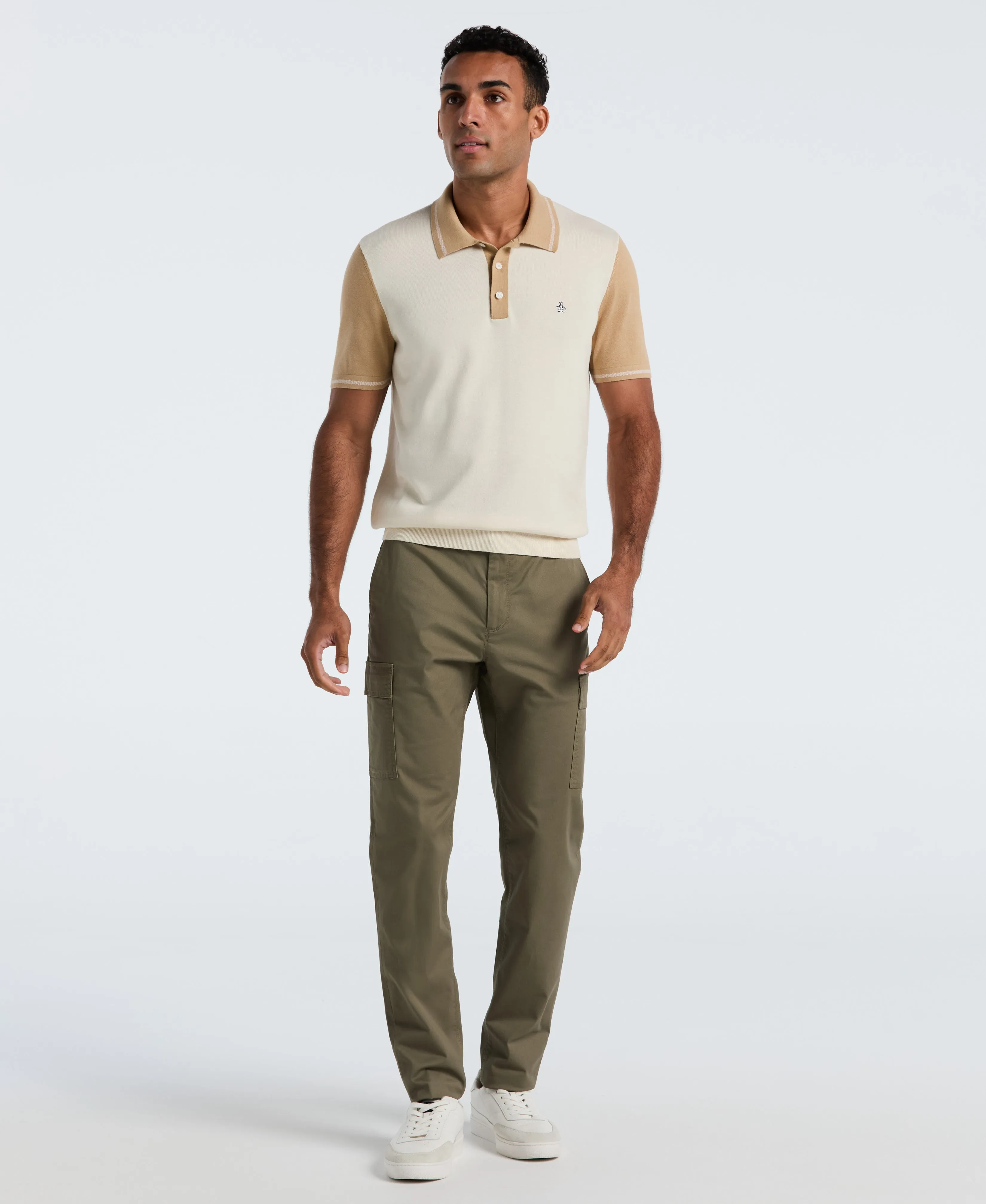 Cotton Colorblock Sweater Polo sold by Original Penguin product image thumbnail 5