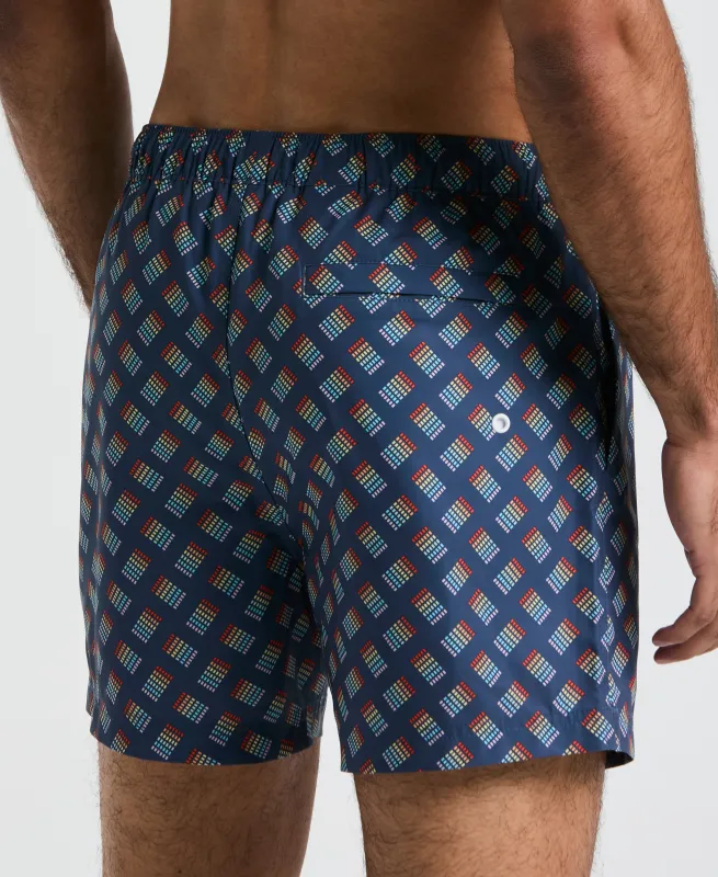 5" Pride All-Over Stripe Swim Short sold by Original Penguin