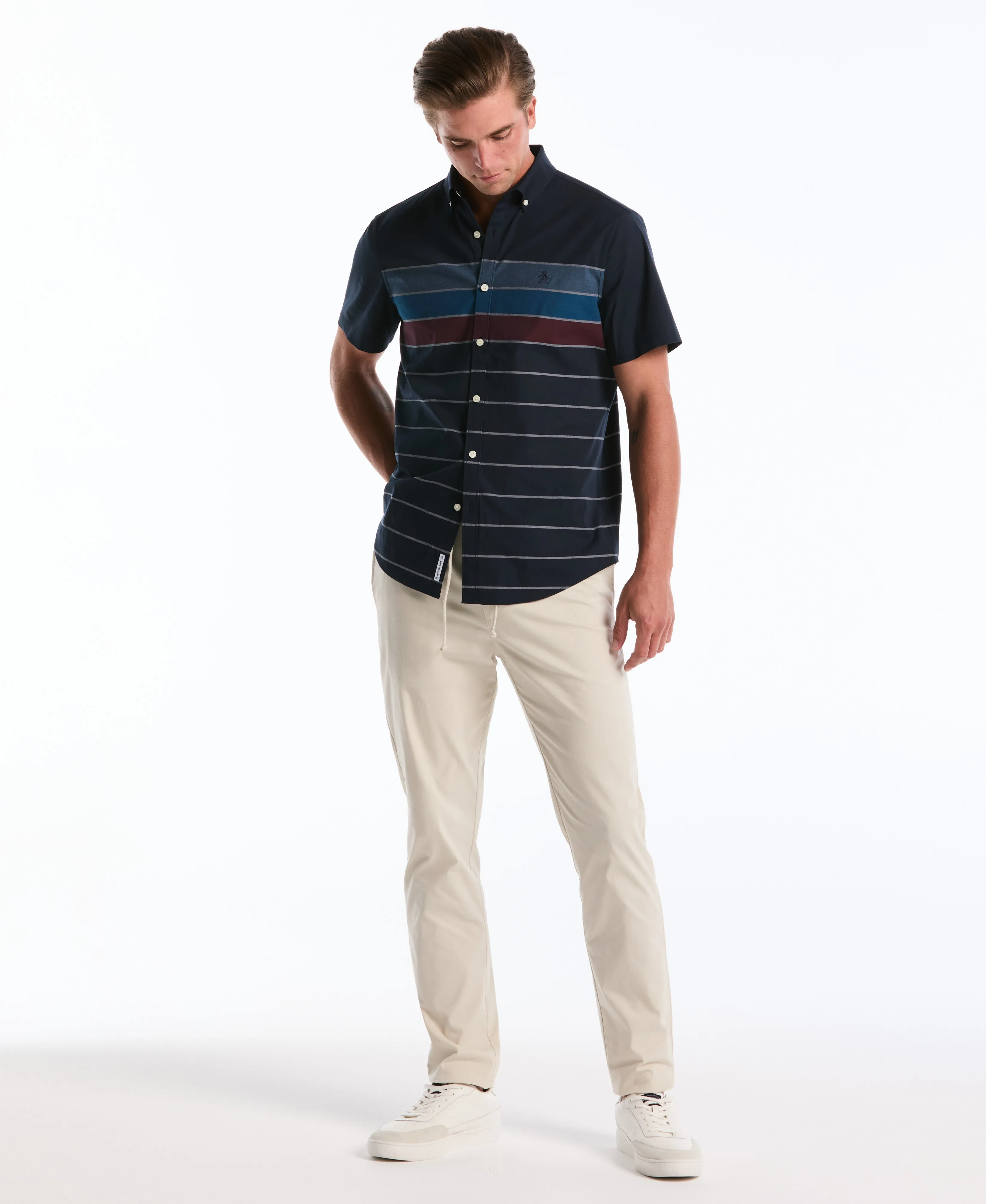 Slim Drawstring Twill Pant sold by Original Penguin product image thumbnail 3