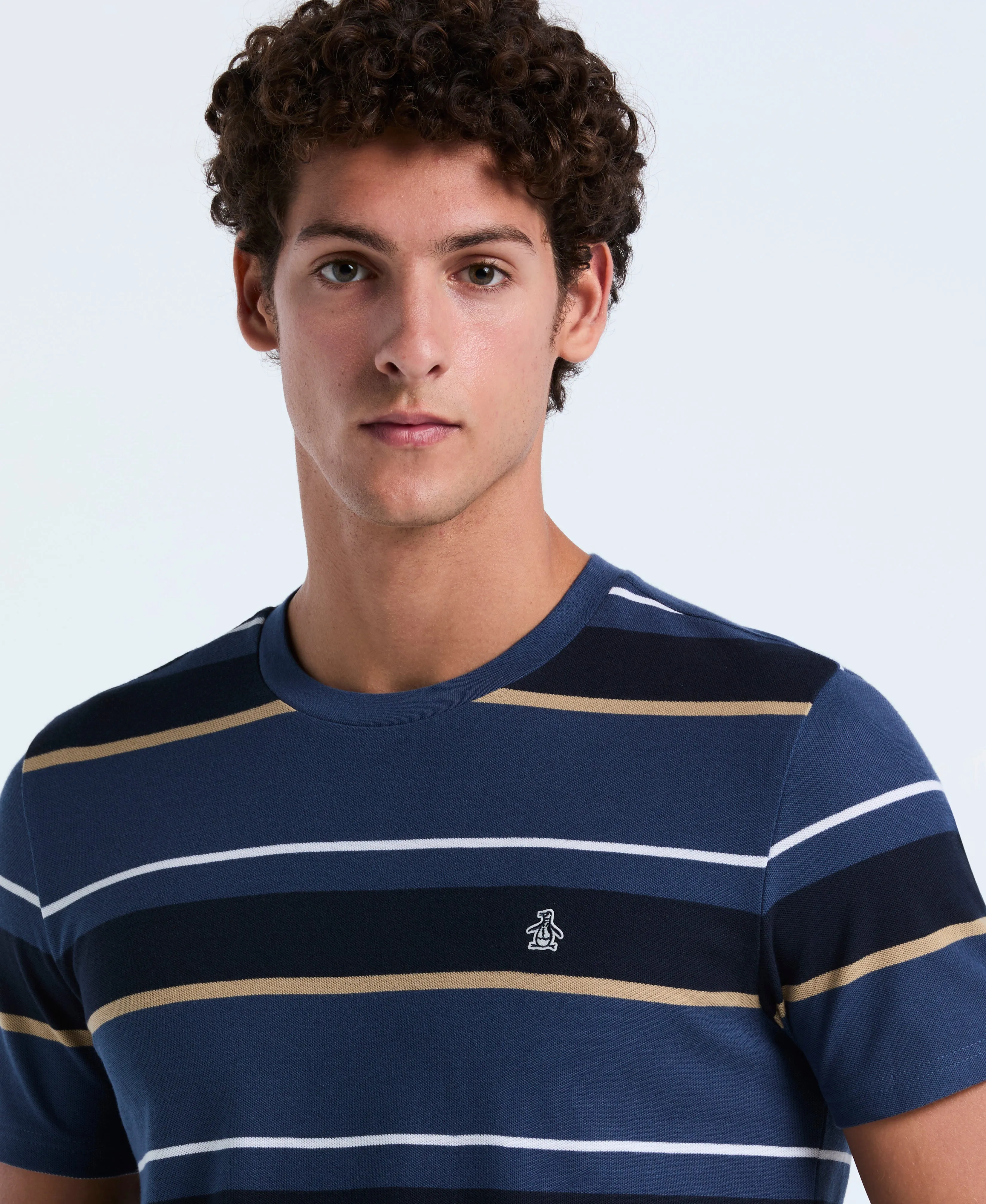 Pique Engineered Stripe Tee sold by Original Penguin product image thumbnail 2