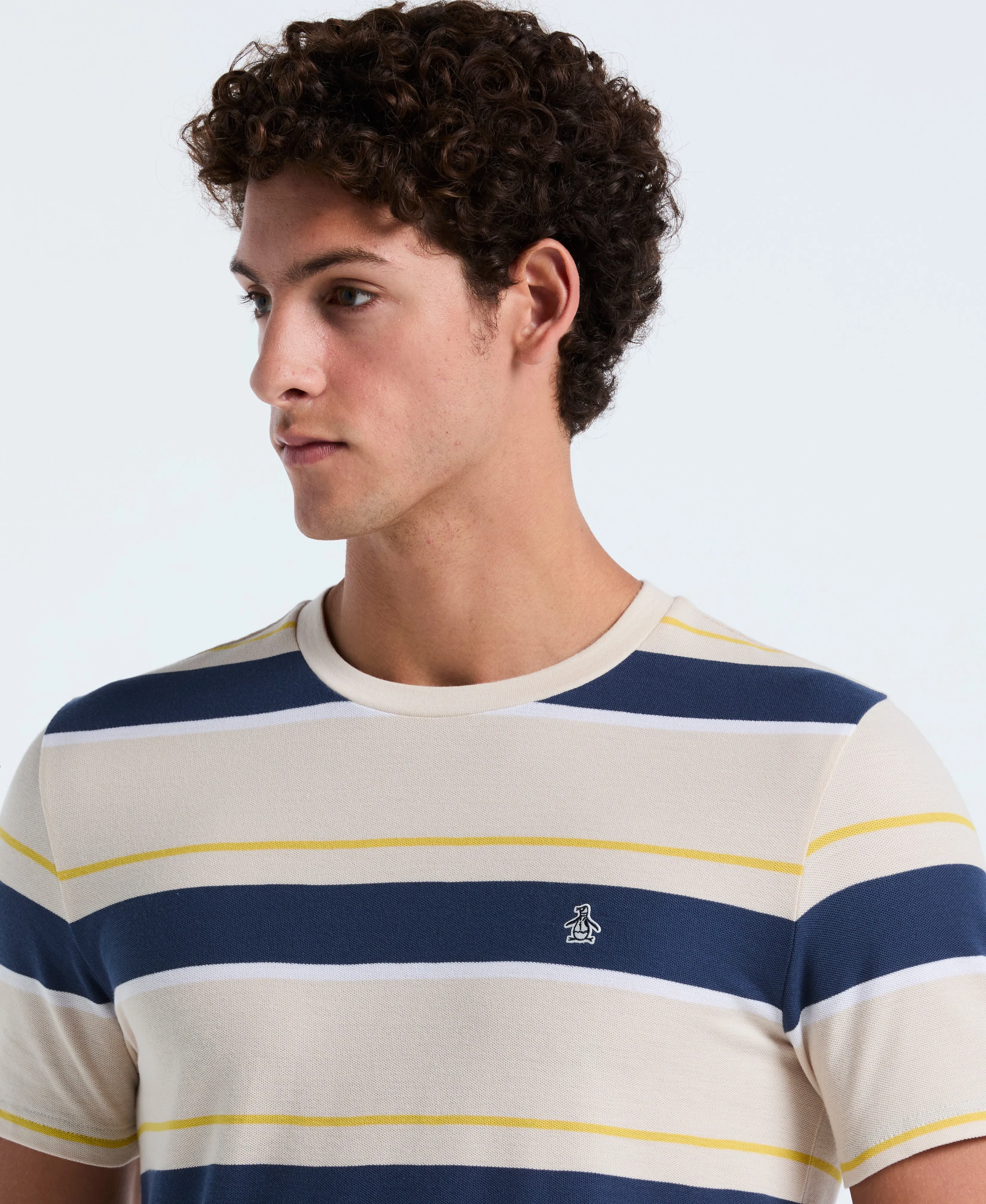 Pique Engineered Stripe Tee sold by Original Penguin product image thumbnail 3
