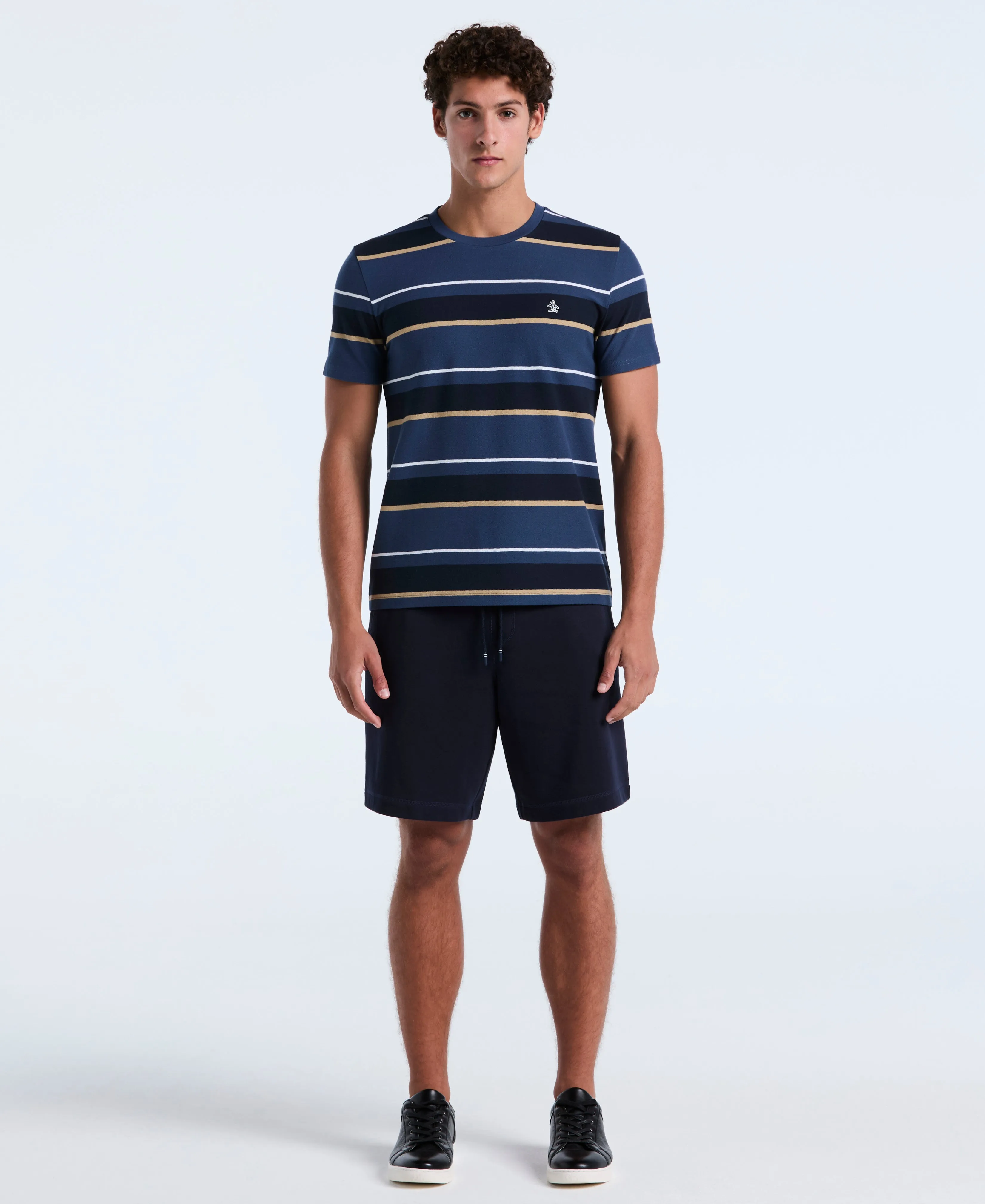 Pique Engineered Stripe Tee sold by Original Penguin