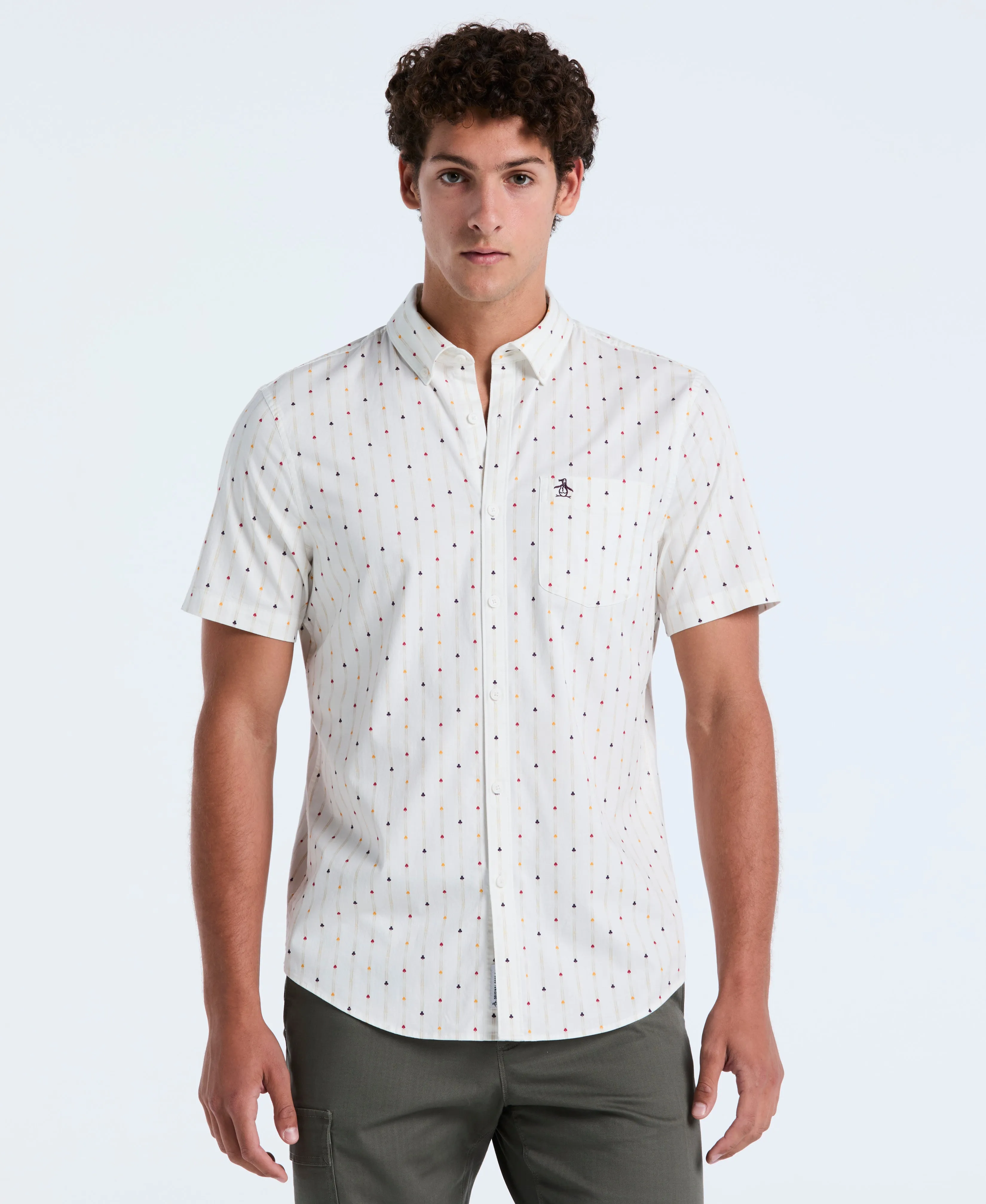 Cotton Stripe Button-Down Shirt sold by Original Penguin product image thumbnail 3