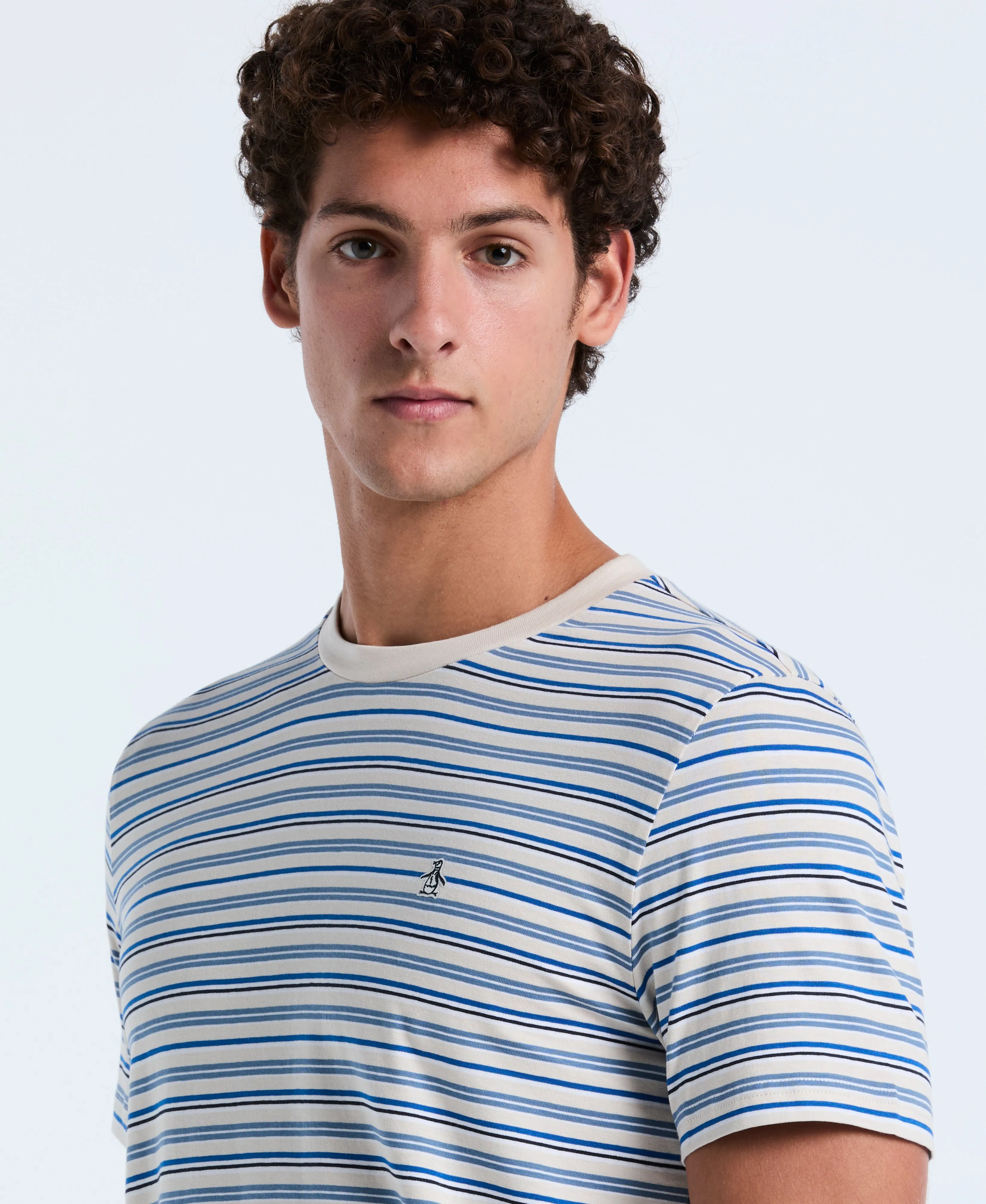 Cotton Yarn-Dyed Stripe Tee sold by Original Penguin product image thumbnail 3