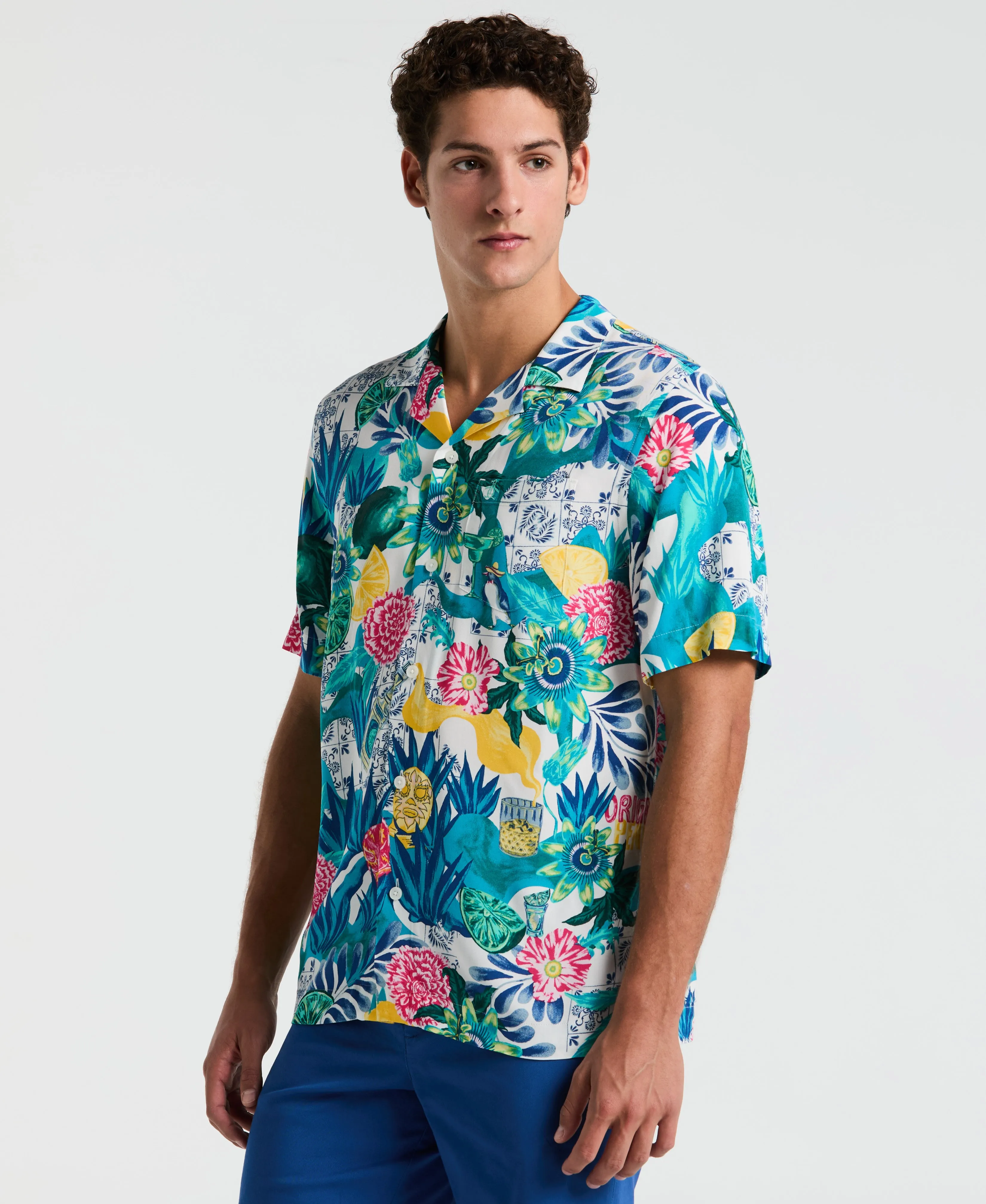 All-Over Floral Collage Print Shirt sold by Original Penguin product image thumbnail 4