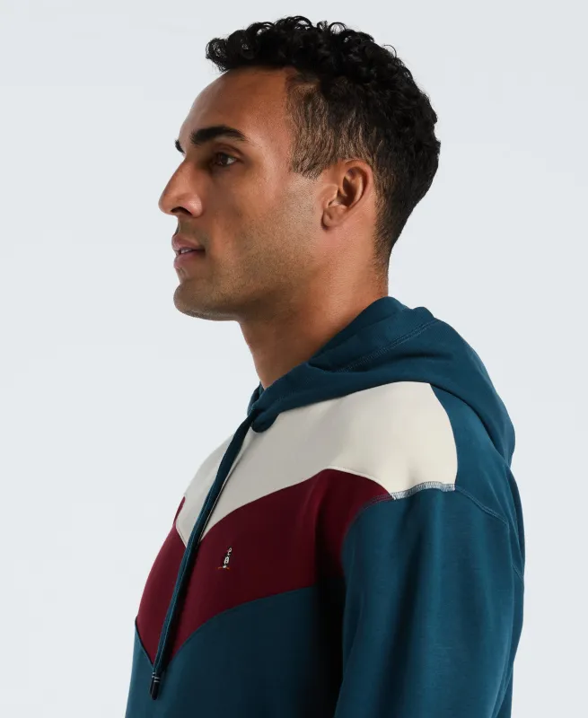 Chevron Color Block Fleece Hoodie sold by Original Penguin