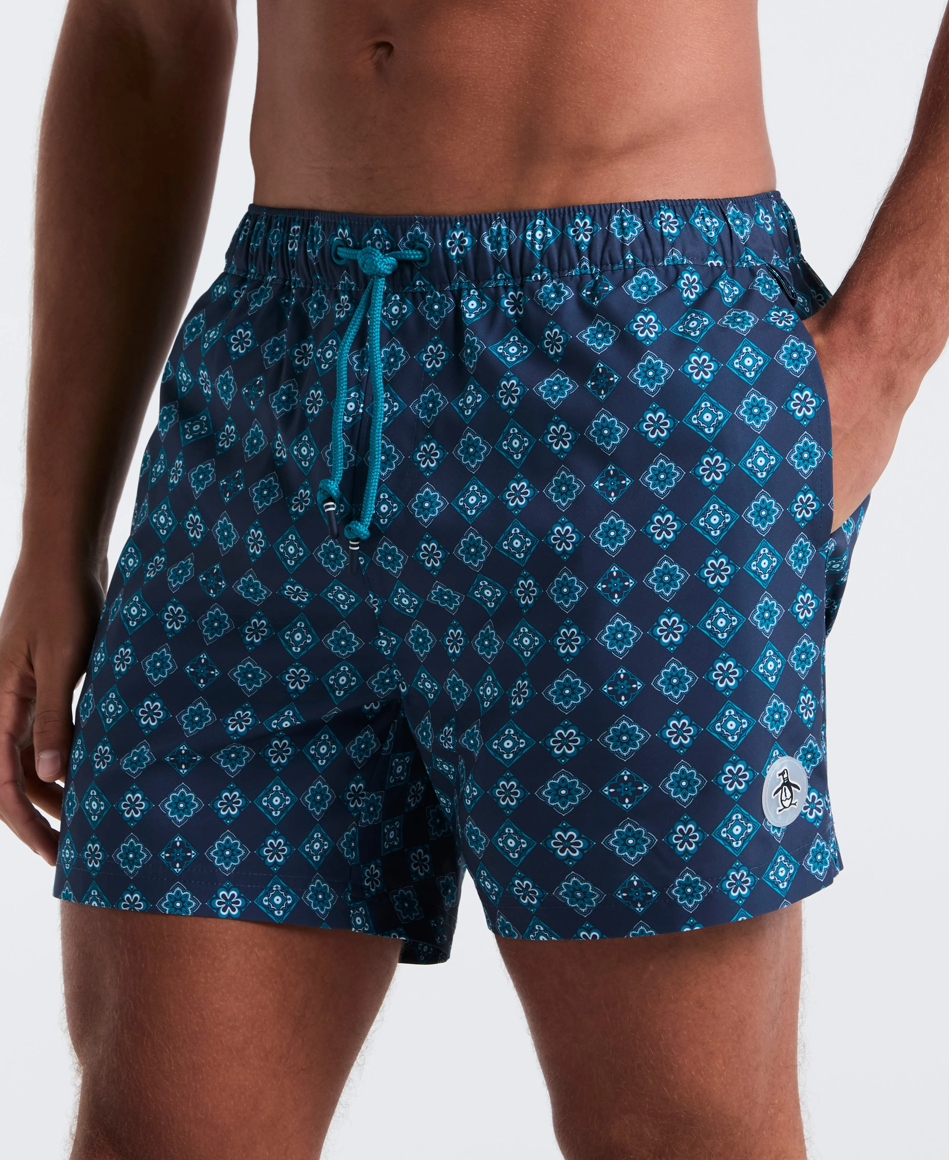 5" All-Over Tiles Swim Short sold by Original Penguin product image thumbnail 4