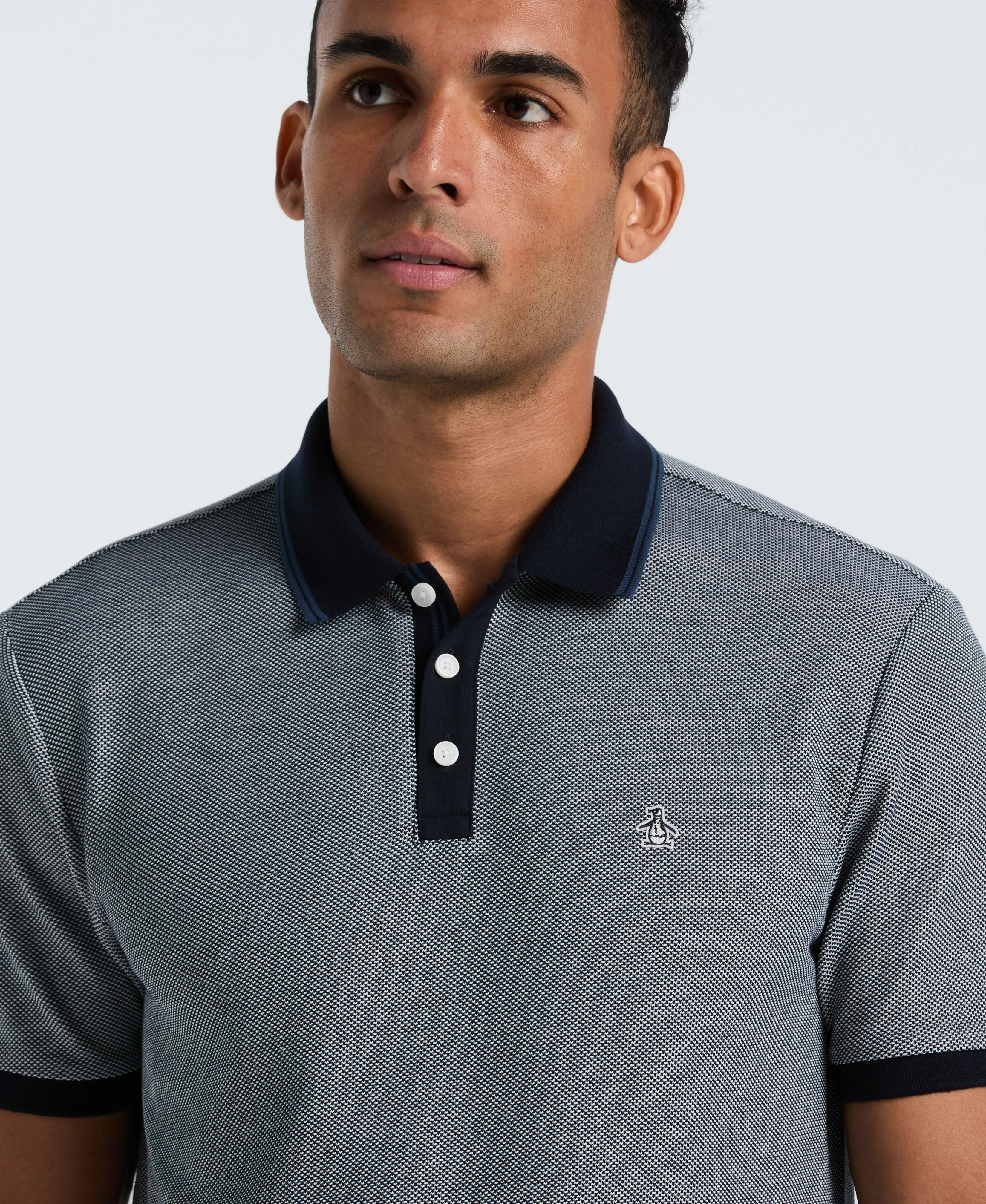 Cotton Tricolor Pique Polo sold by Original Penguin product image thumbnail 2