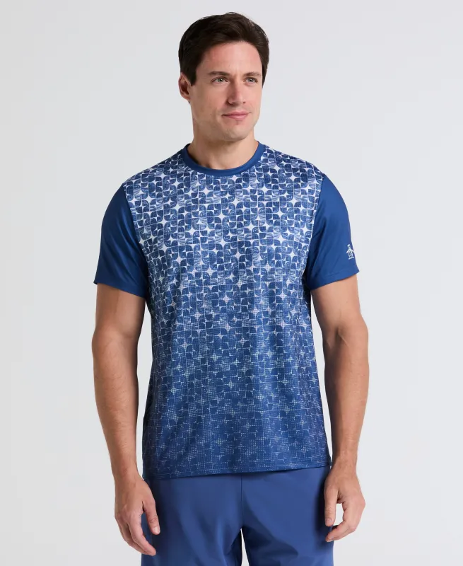 Performance Ombre Block Tennis Tee sold by Original Penguin